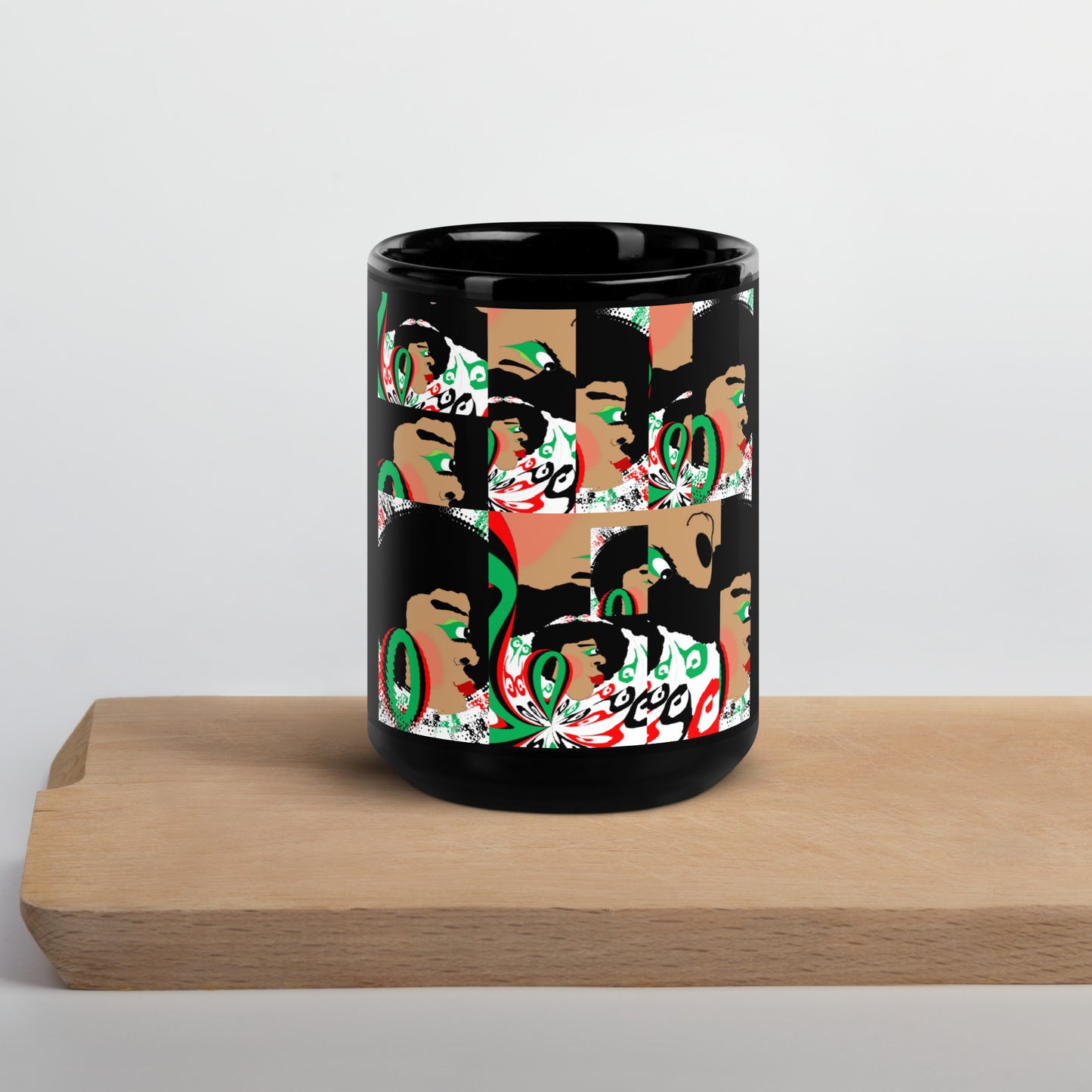 Black Glossy Mug