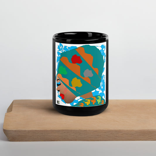 Black Glossy Mug