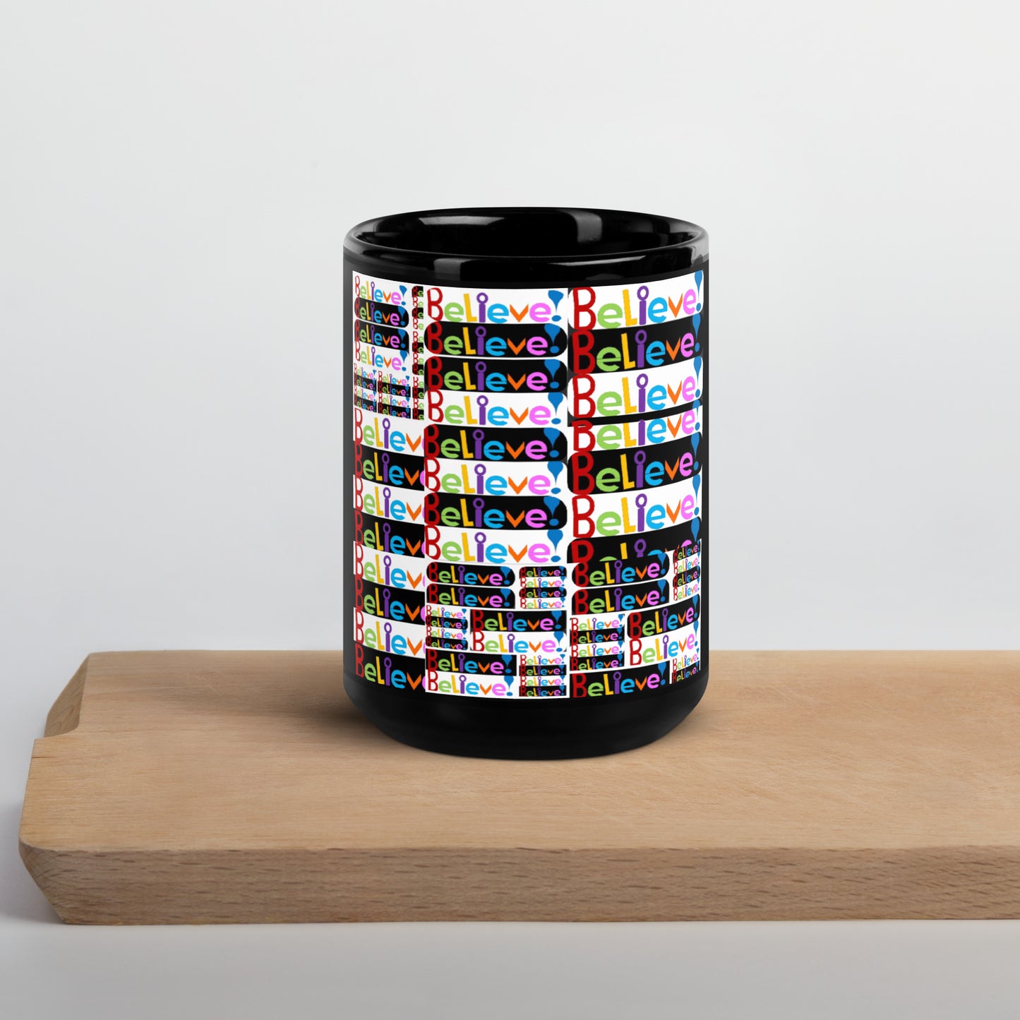 Black Glossy Mug