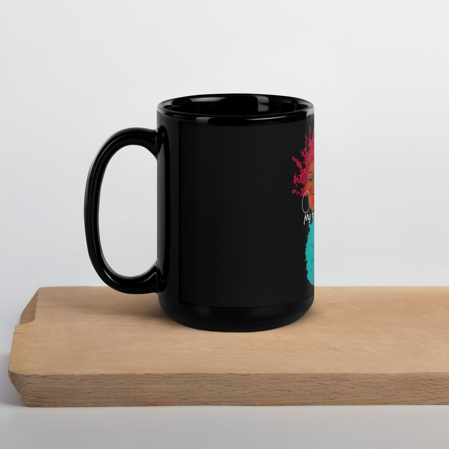 Black Glossy Mug (mbmd1)