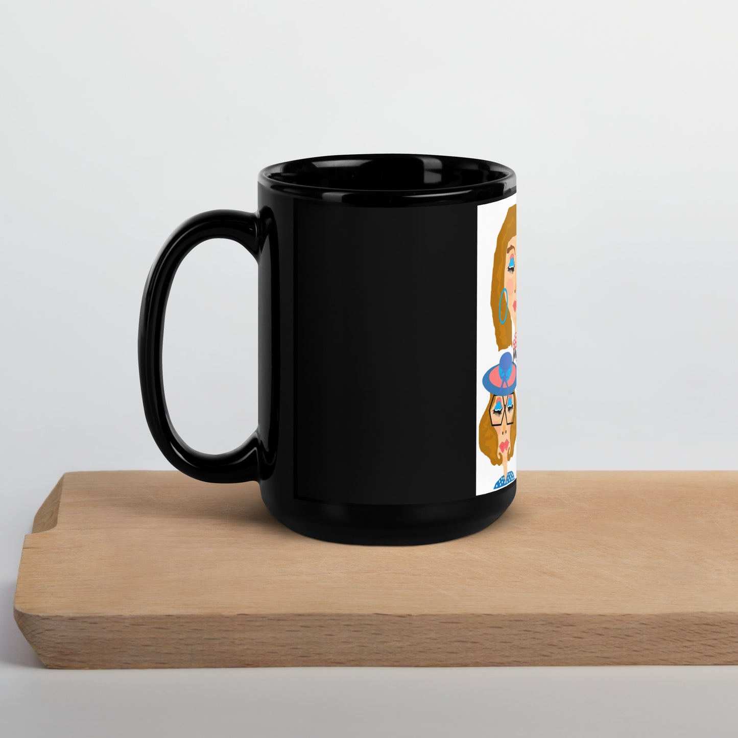 Black Glossy Mug (mbmd2)