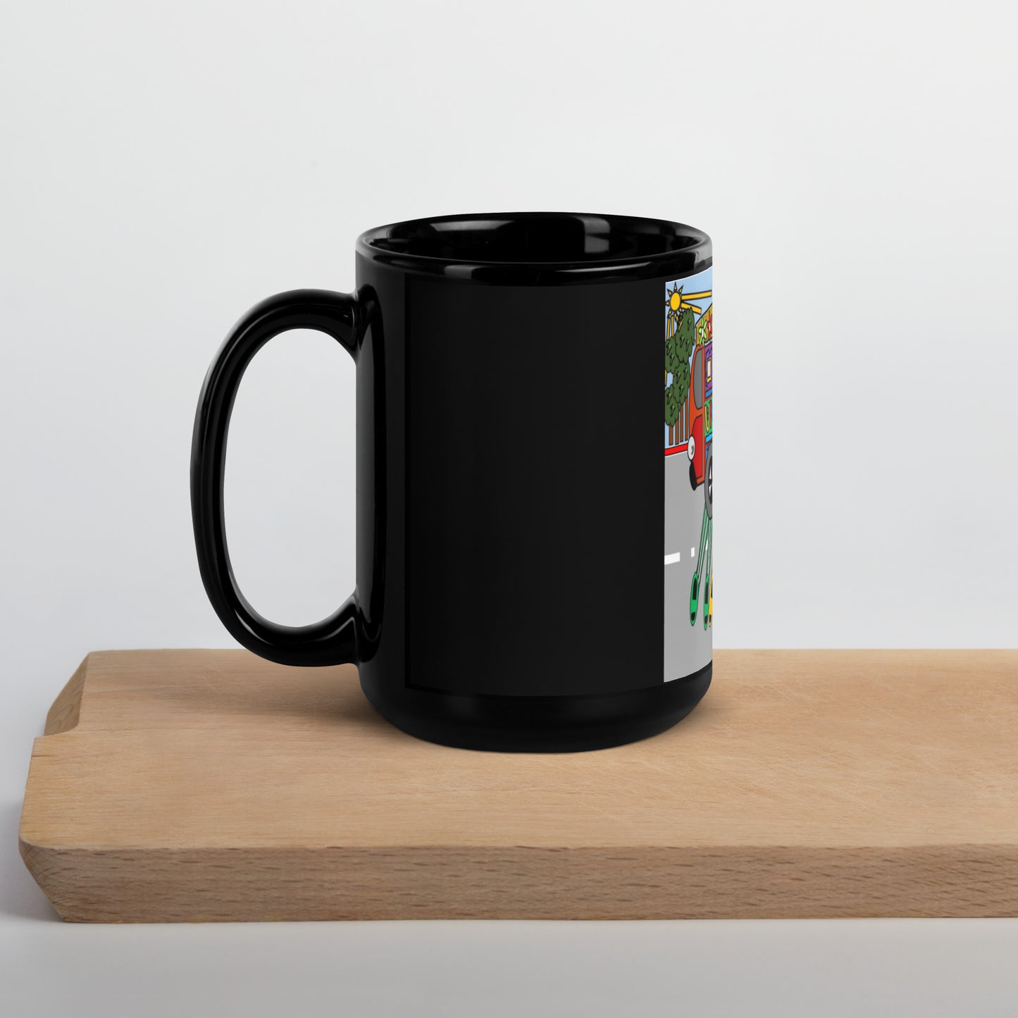 Black Glossy Mug