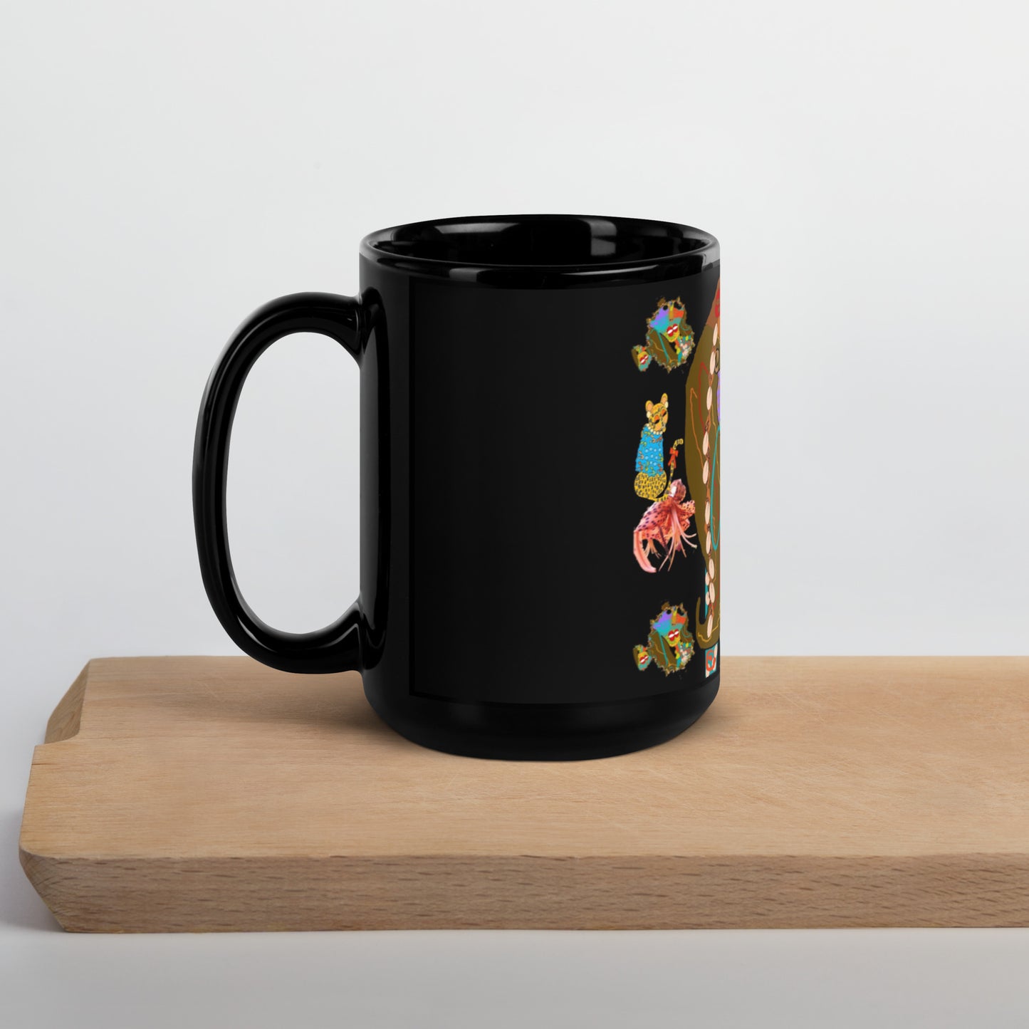 Black Glossy Mug