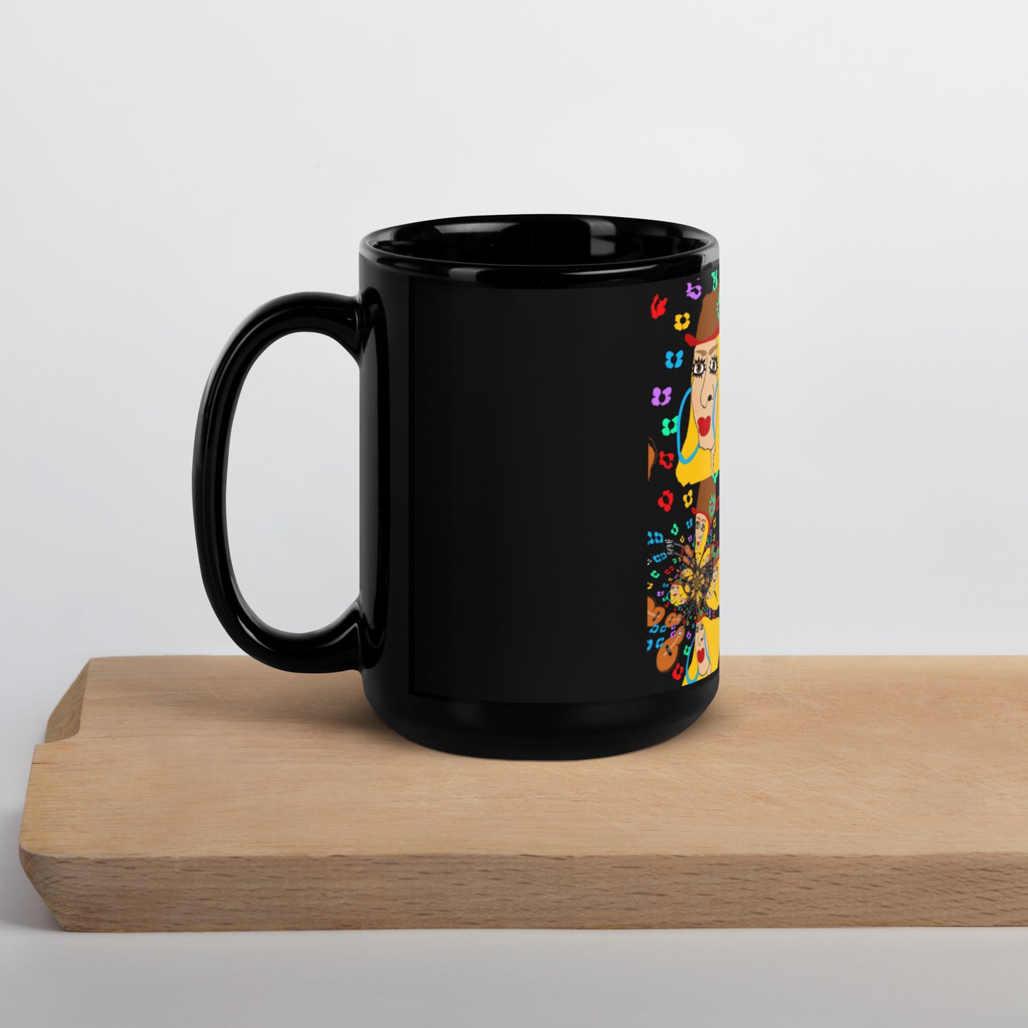 Black Glossy Mug