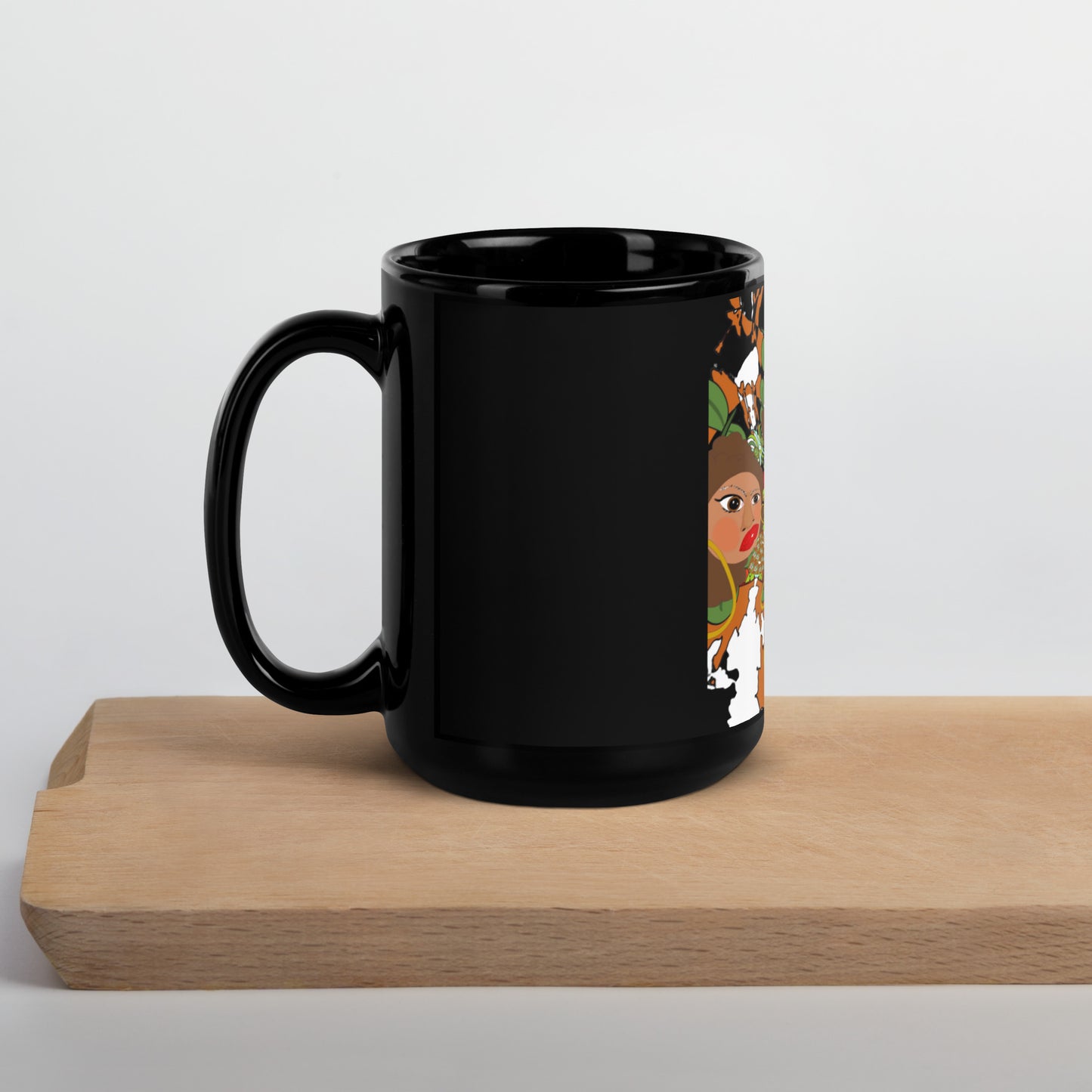 Black Glossy Mug