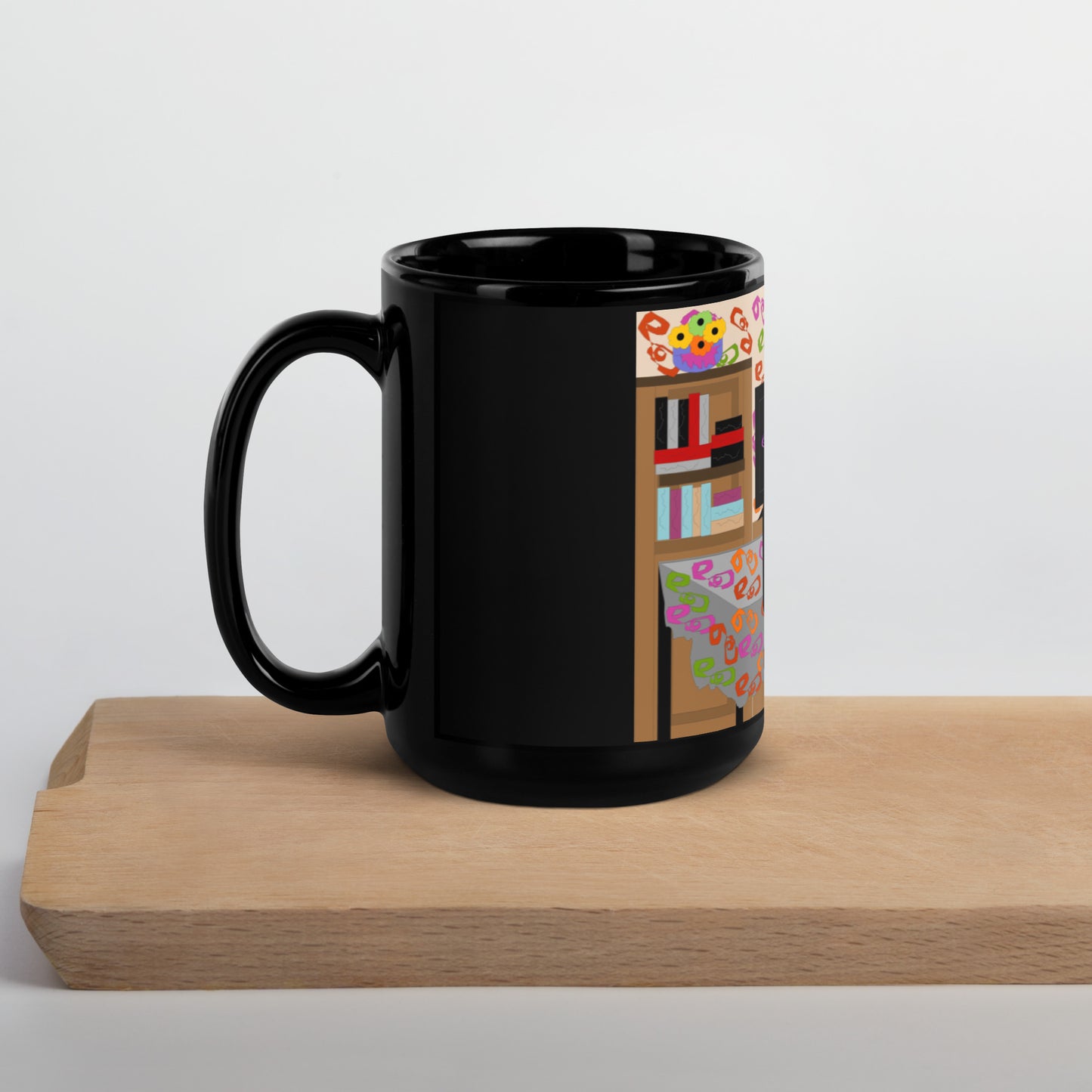 Black Glossy Mug