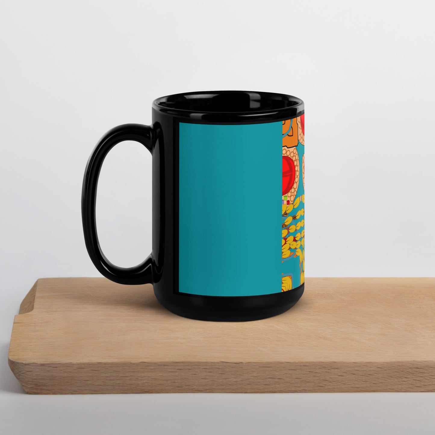 Black Glossy Mug