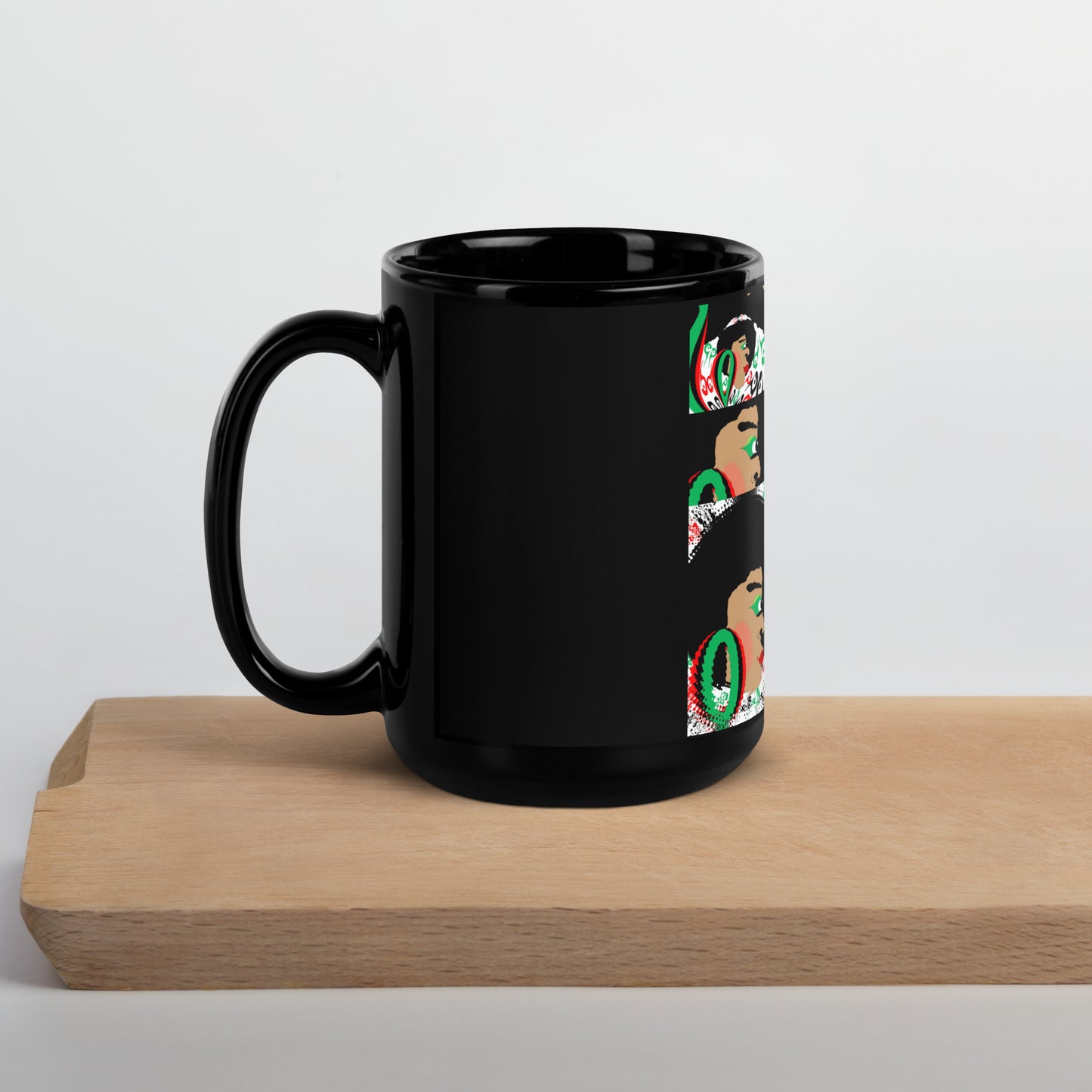 Black Glossy Mug