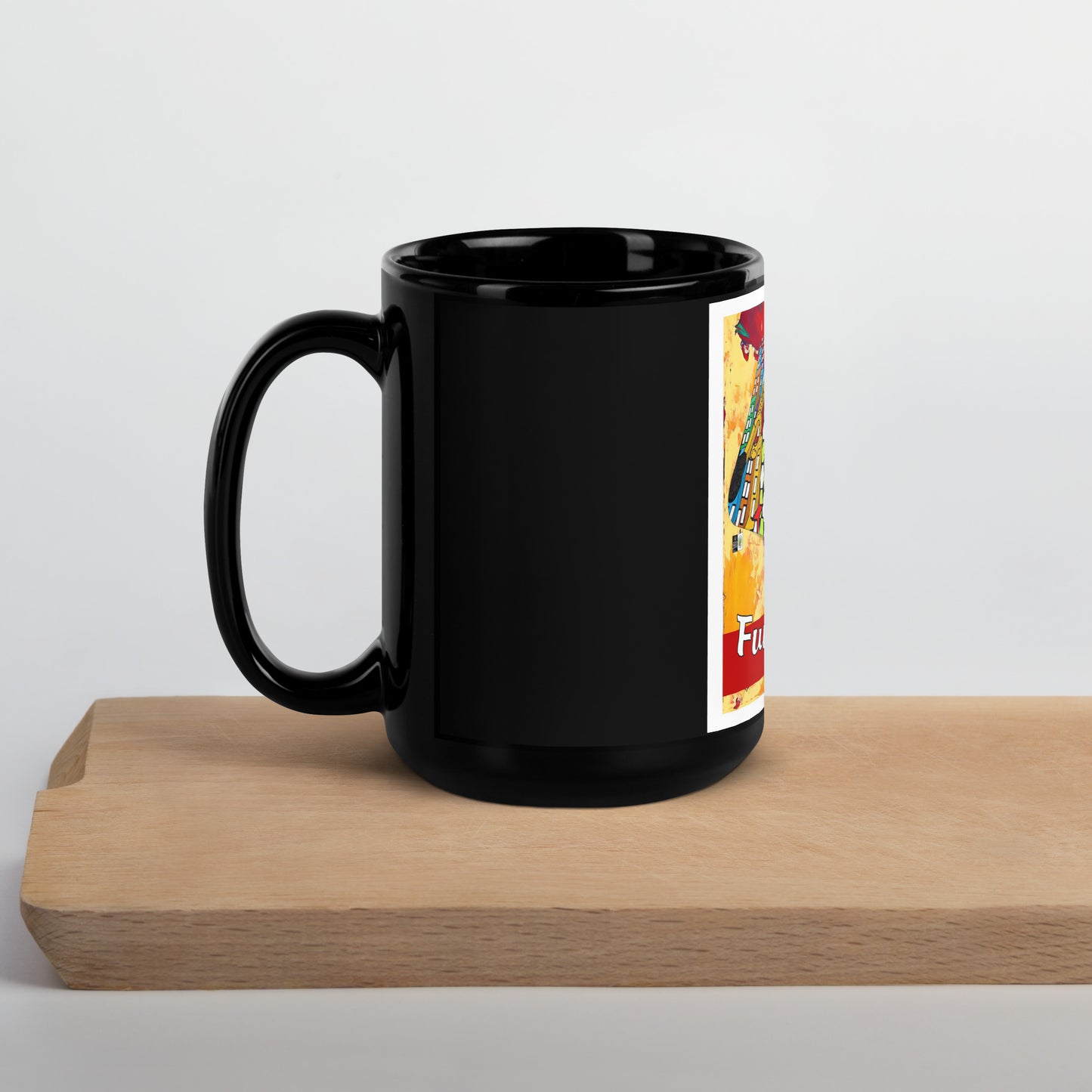 Black Glossy Mug