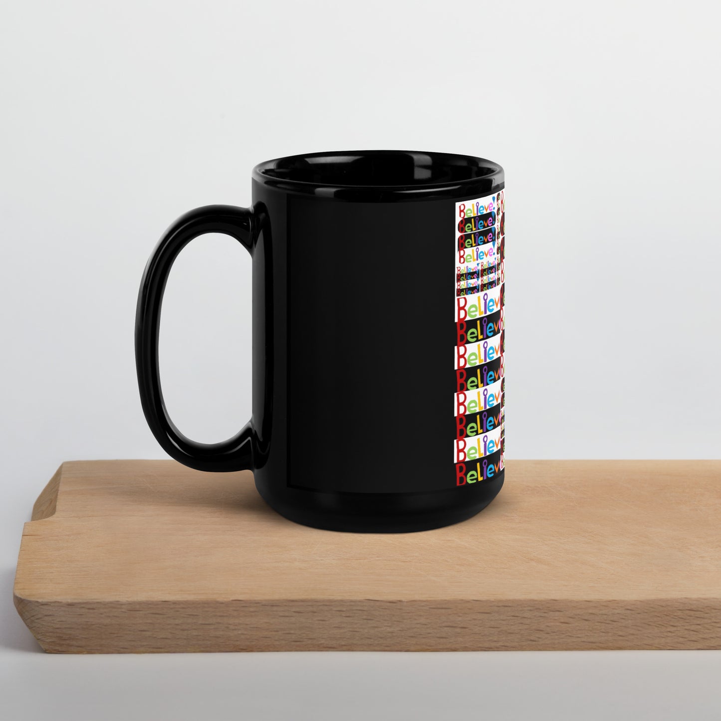 Black Glossy Mug