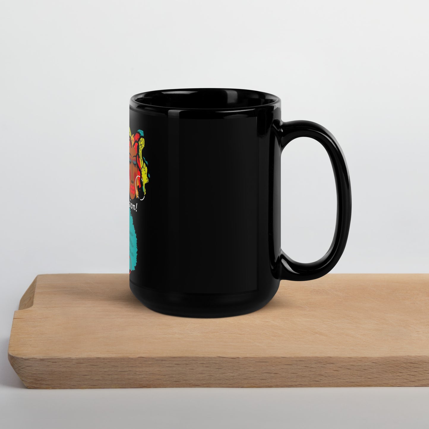 Black Glossy Mug (mbmd1)