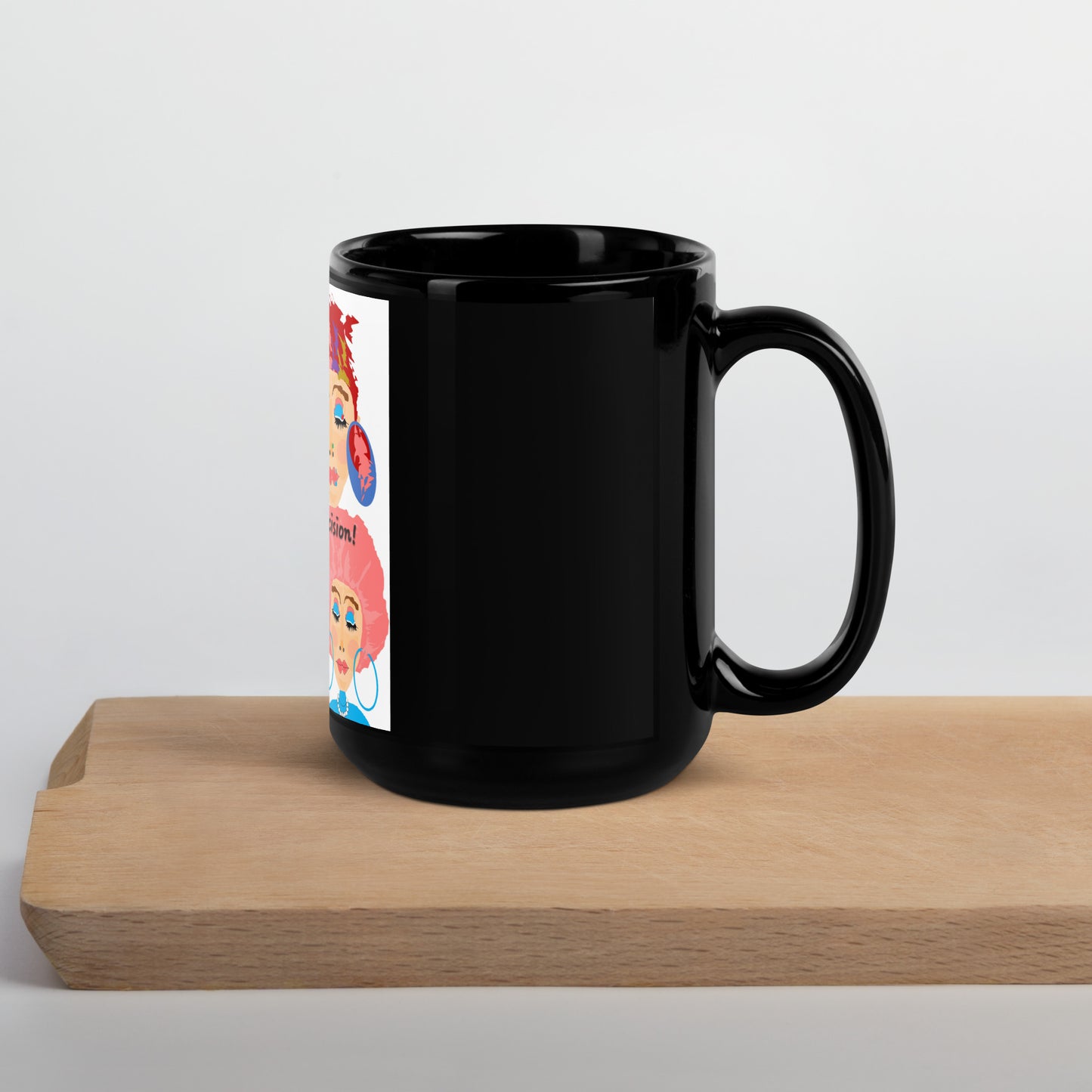 Black Glossy Mug (mbmd2)