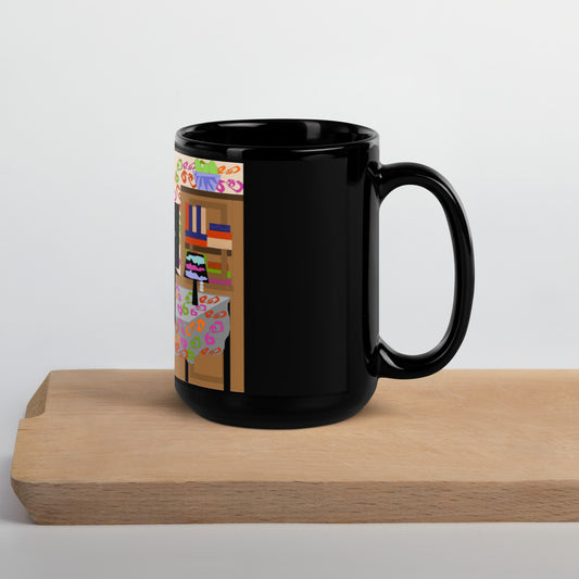 Black Glossy Mug