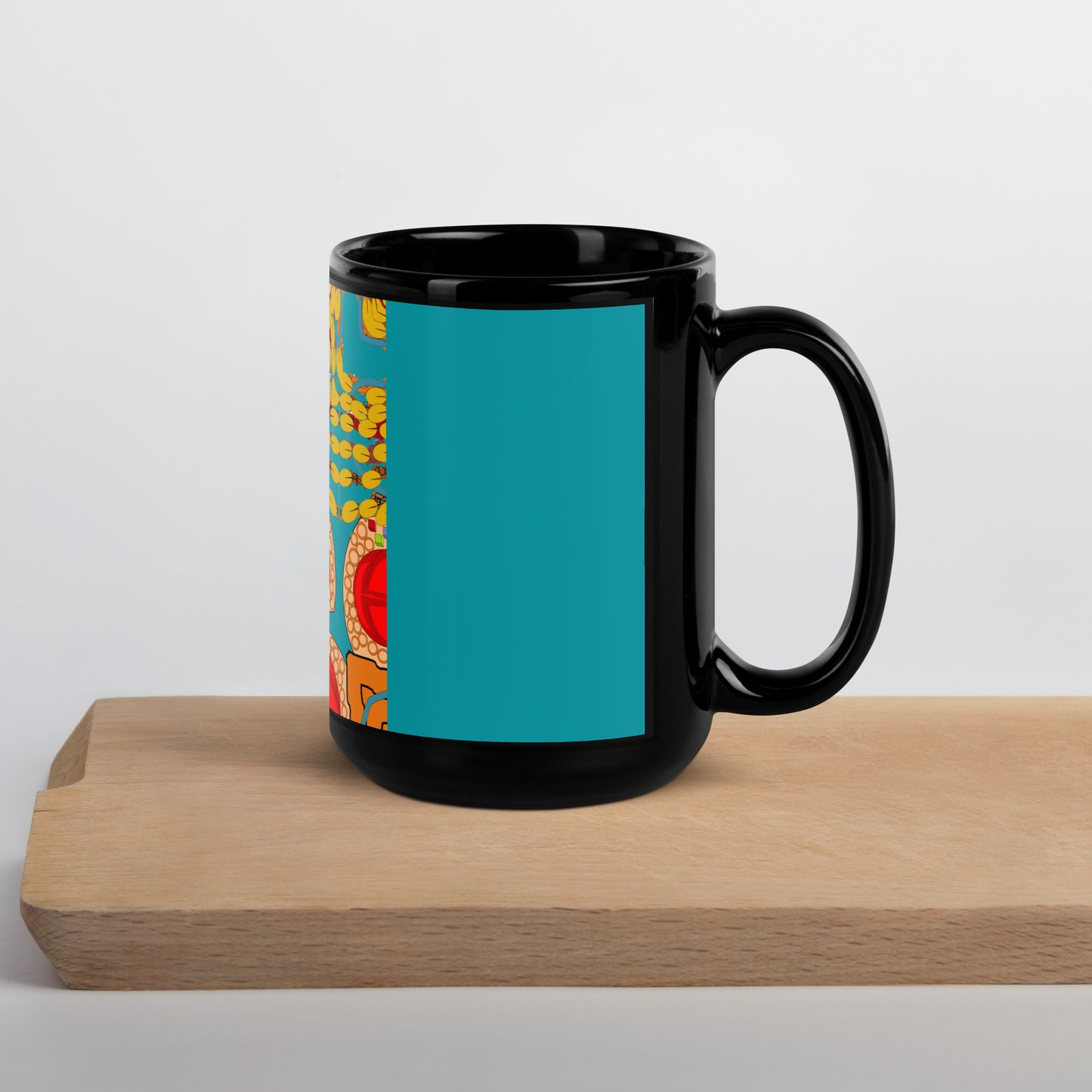 Black Glossy Mug