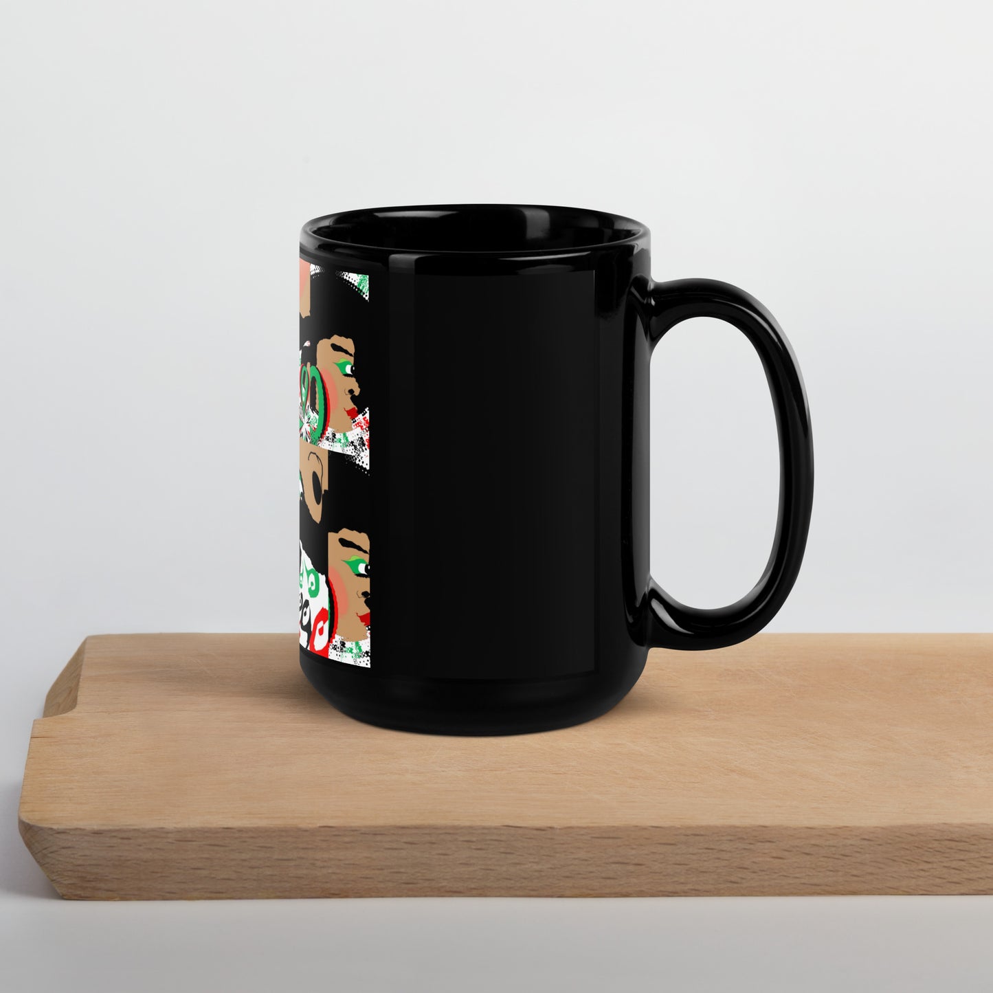 Black Glossy Mug