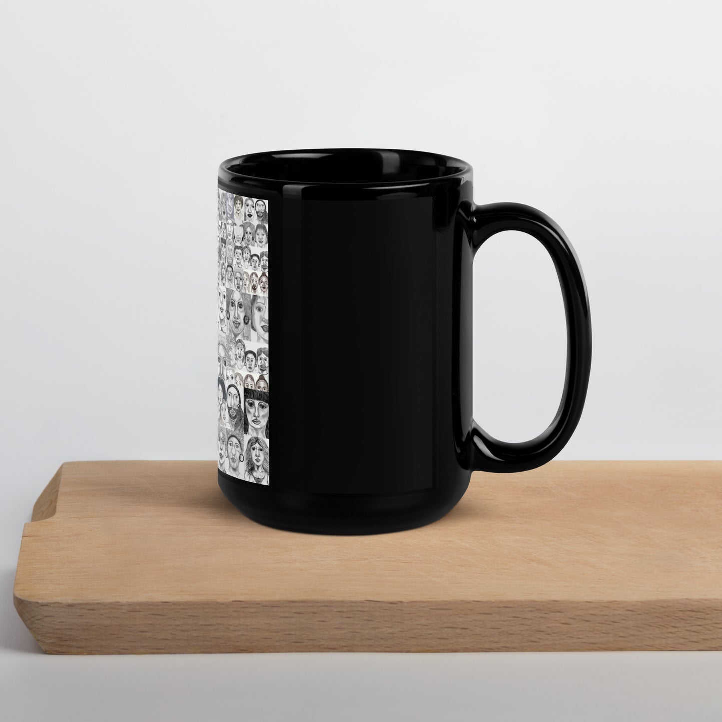 Black Glossy Mug