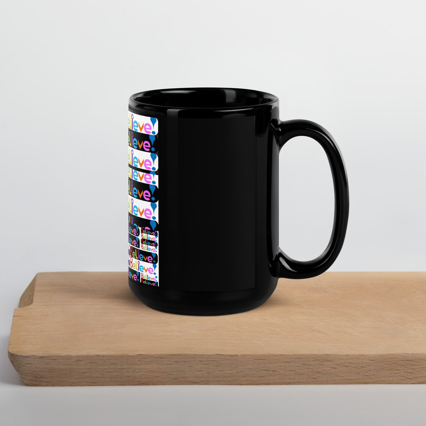 Black Glossy Mug