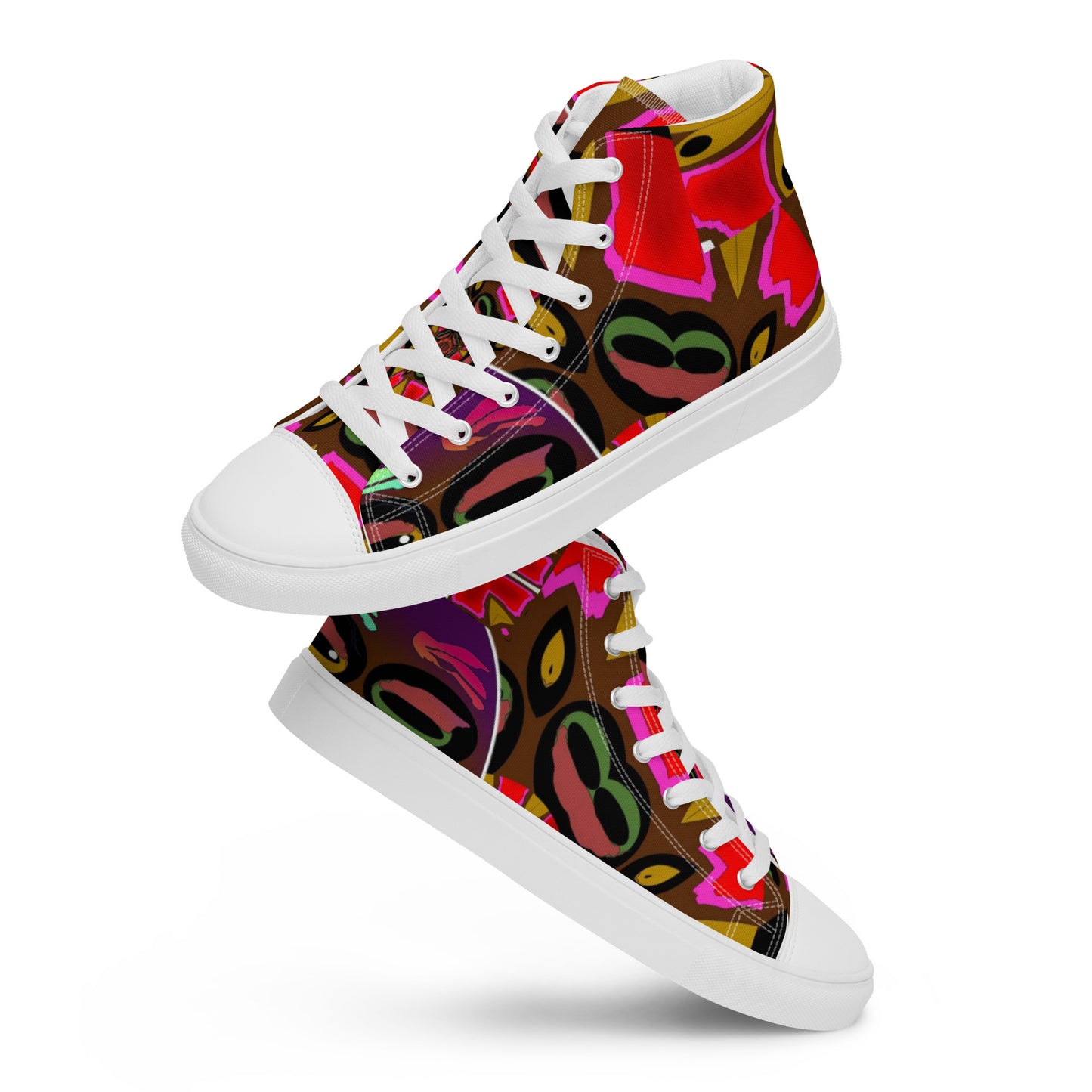 Men’s high top canvas shoes