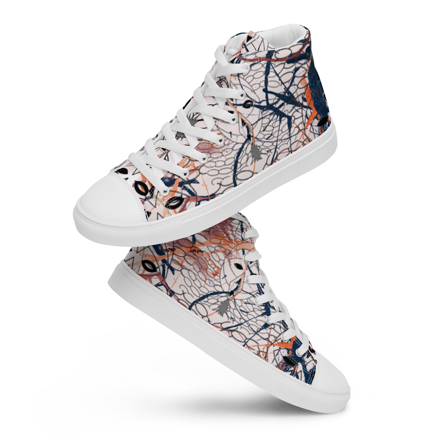 Men’s high top canvas shoes