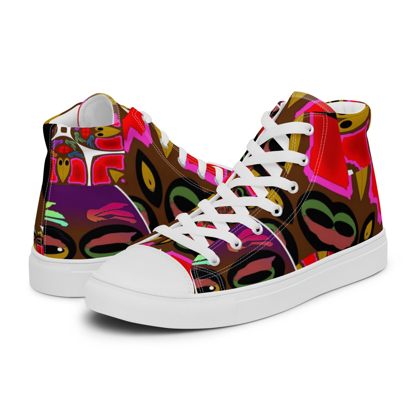 Men’s high top canvas shoes