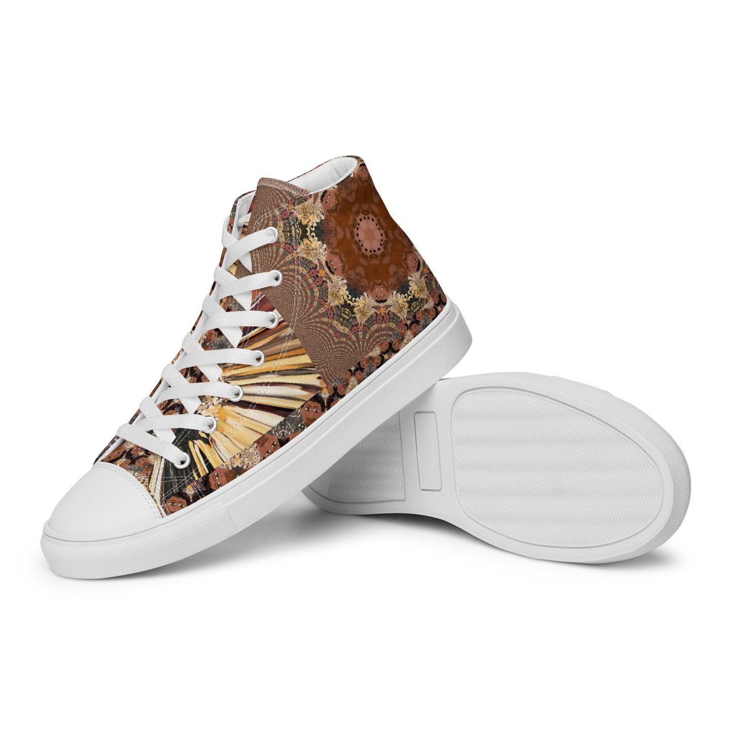 Men’s high top canvas shoes