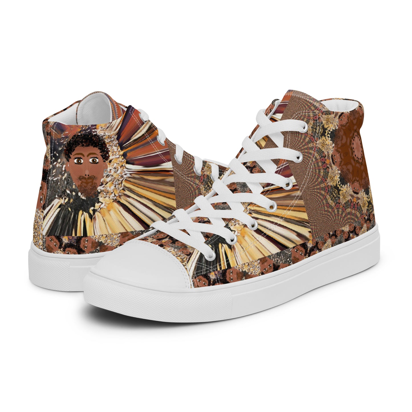 Men’s high top canvas shoes