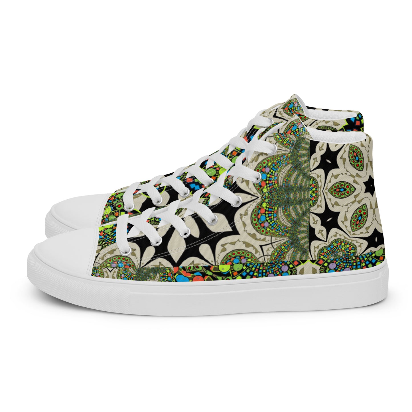 Men’s high top canvas shoes