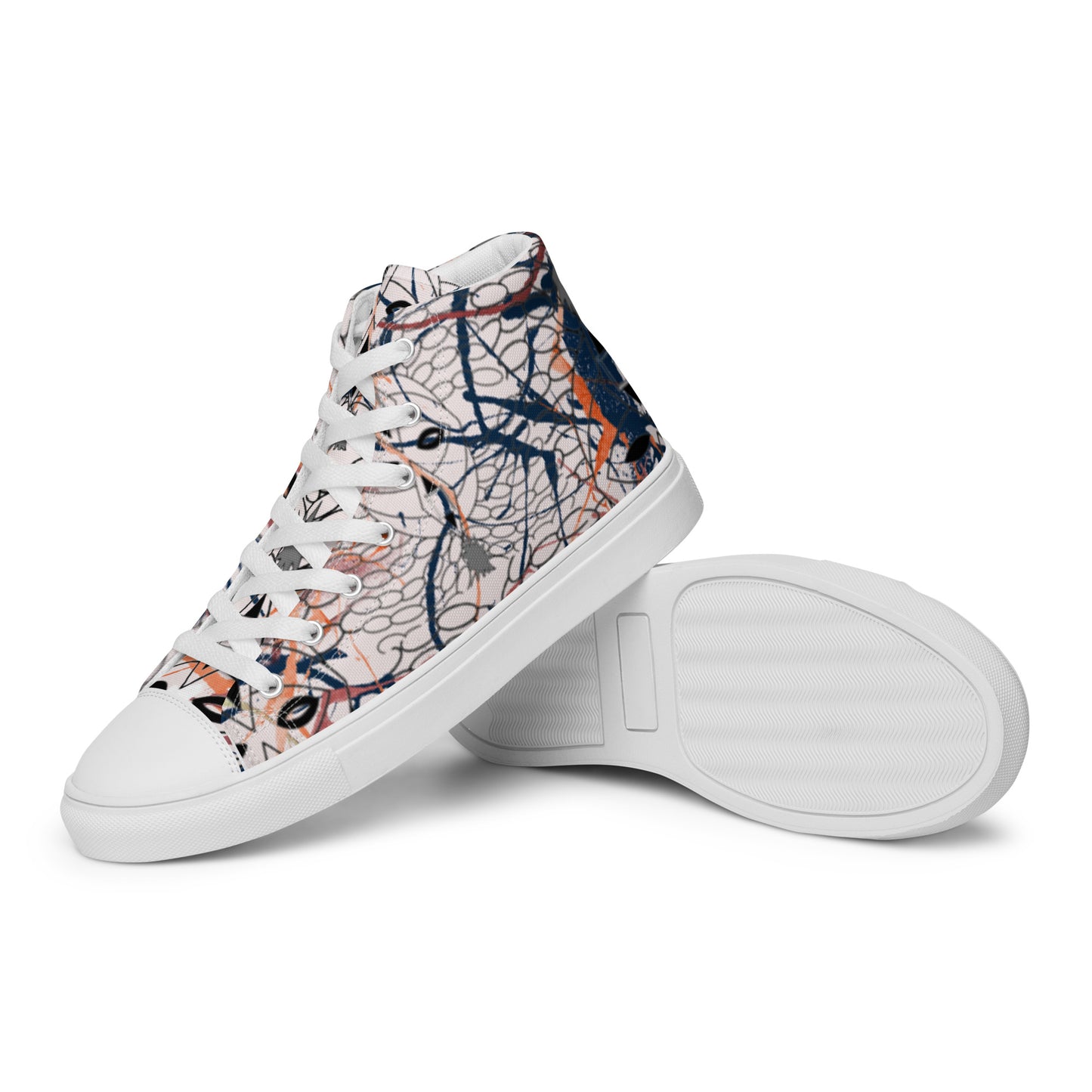 Men’s high top canvas shoes