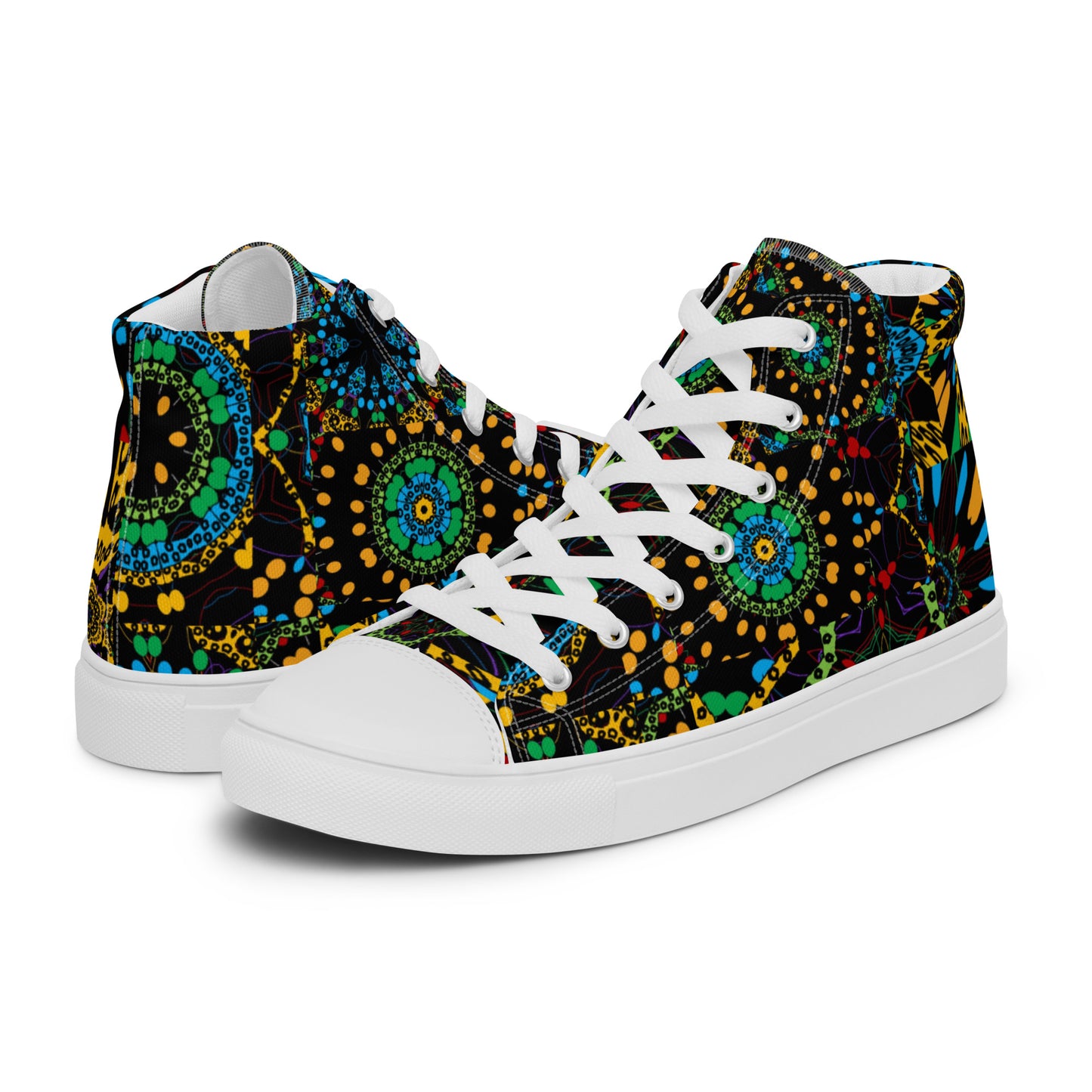 Men’s high top canvas shoes