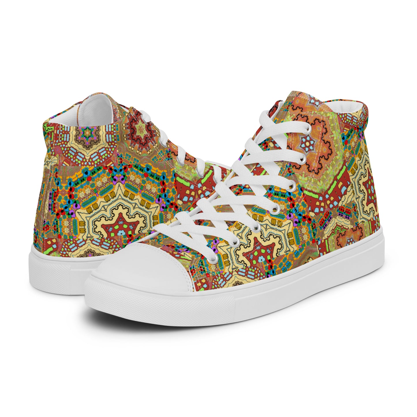 Men’s high top canvas shoes