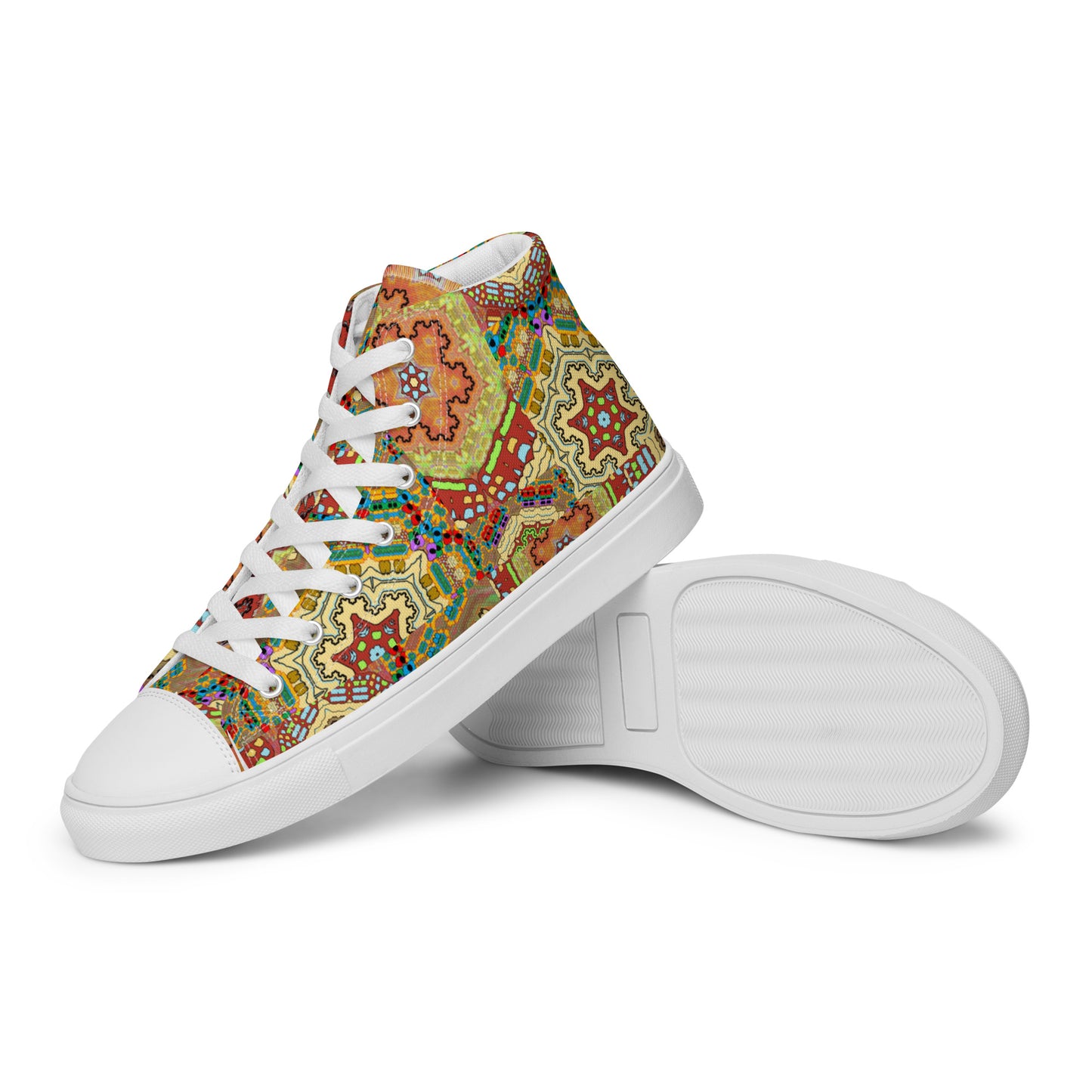 Men’s high top canvas shoes