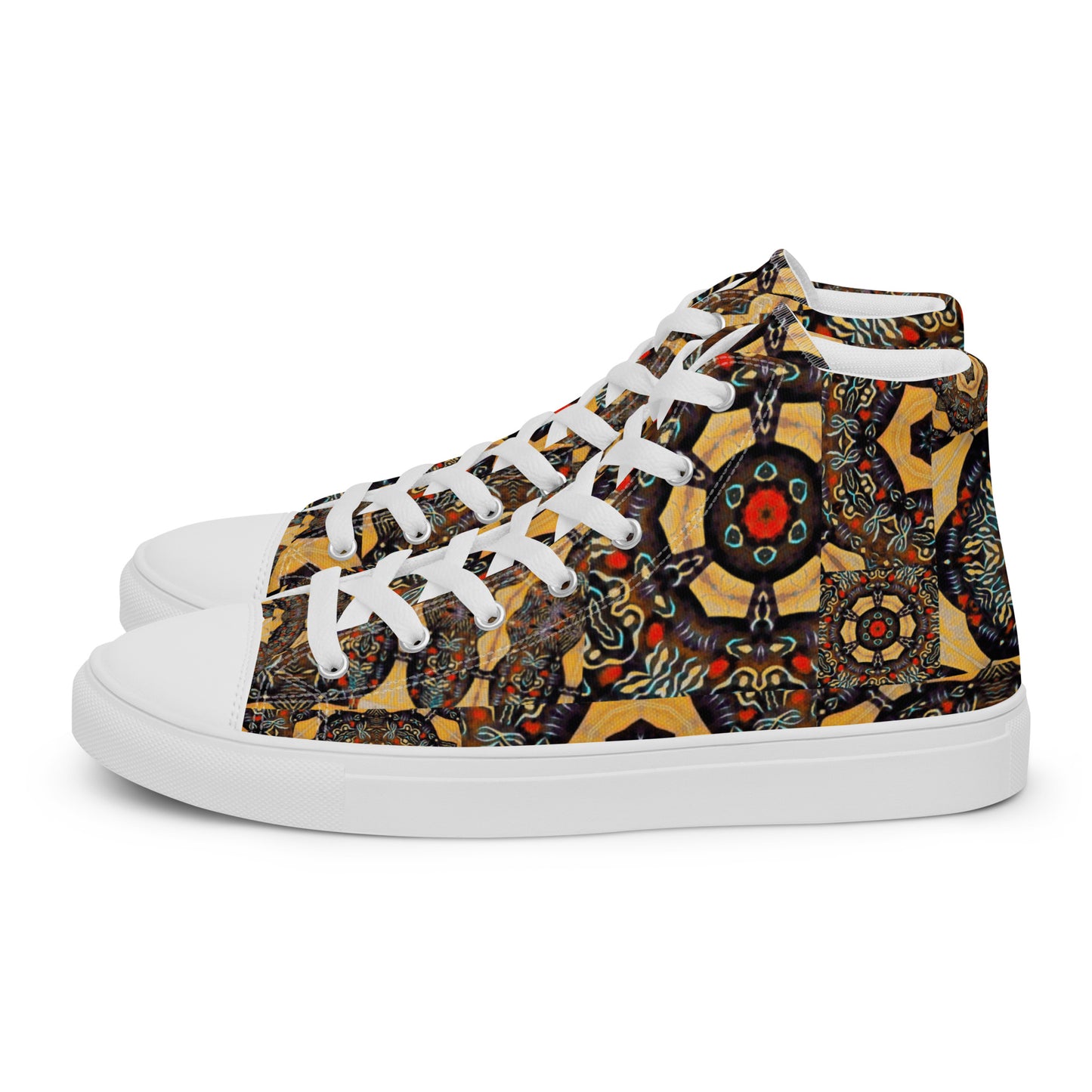 Men’s high top canvas shoes