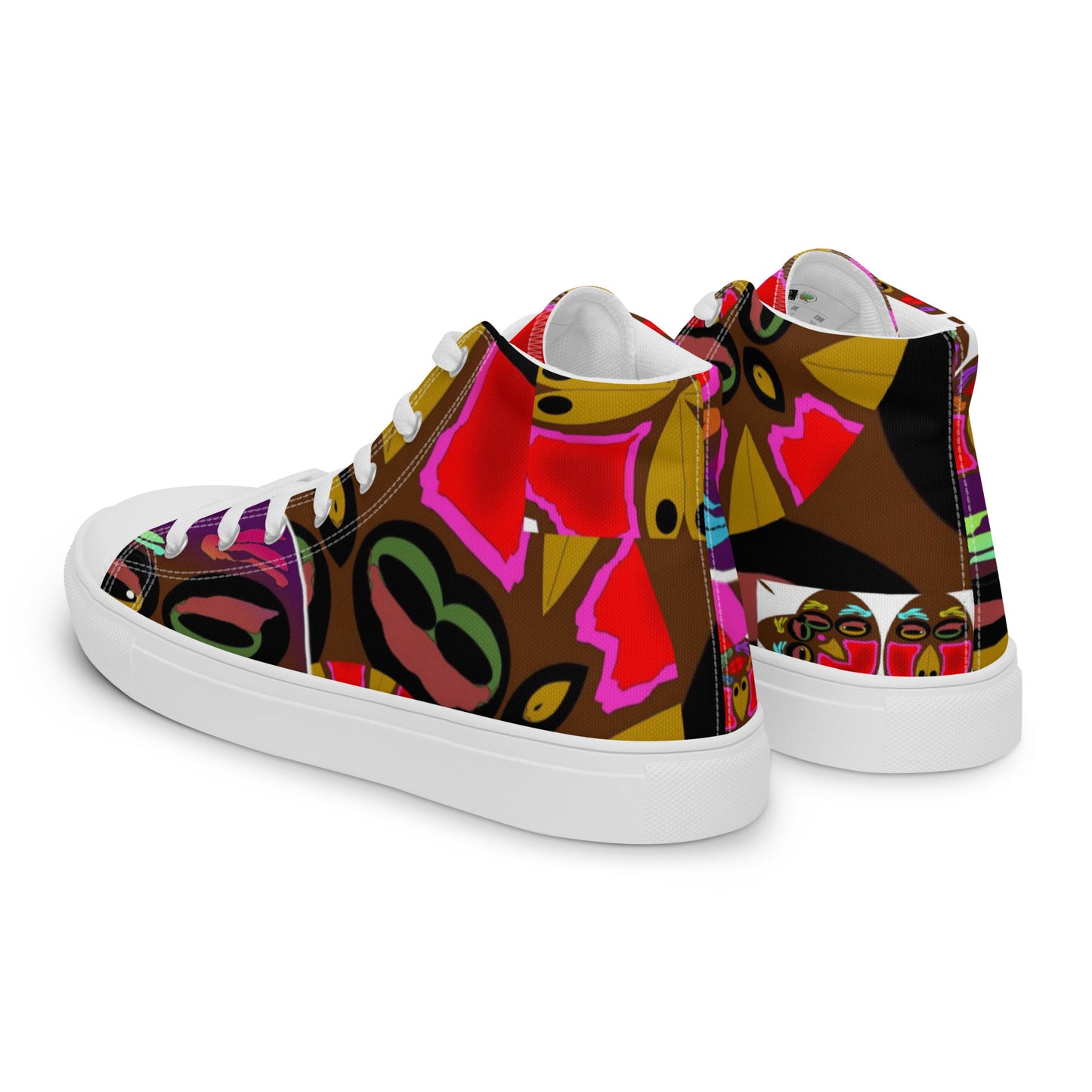 Men’s high top canvas shoes