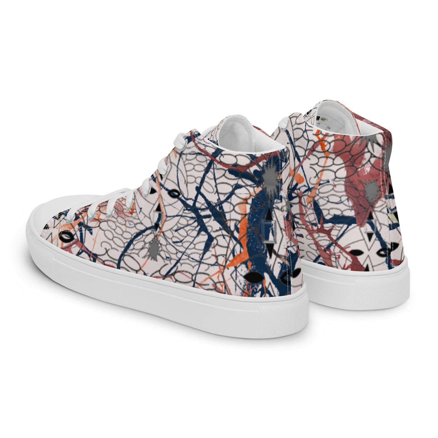 Men’s high top canvas shoes