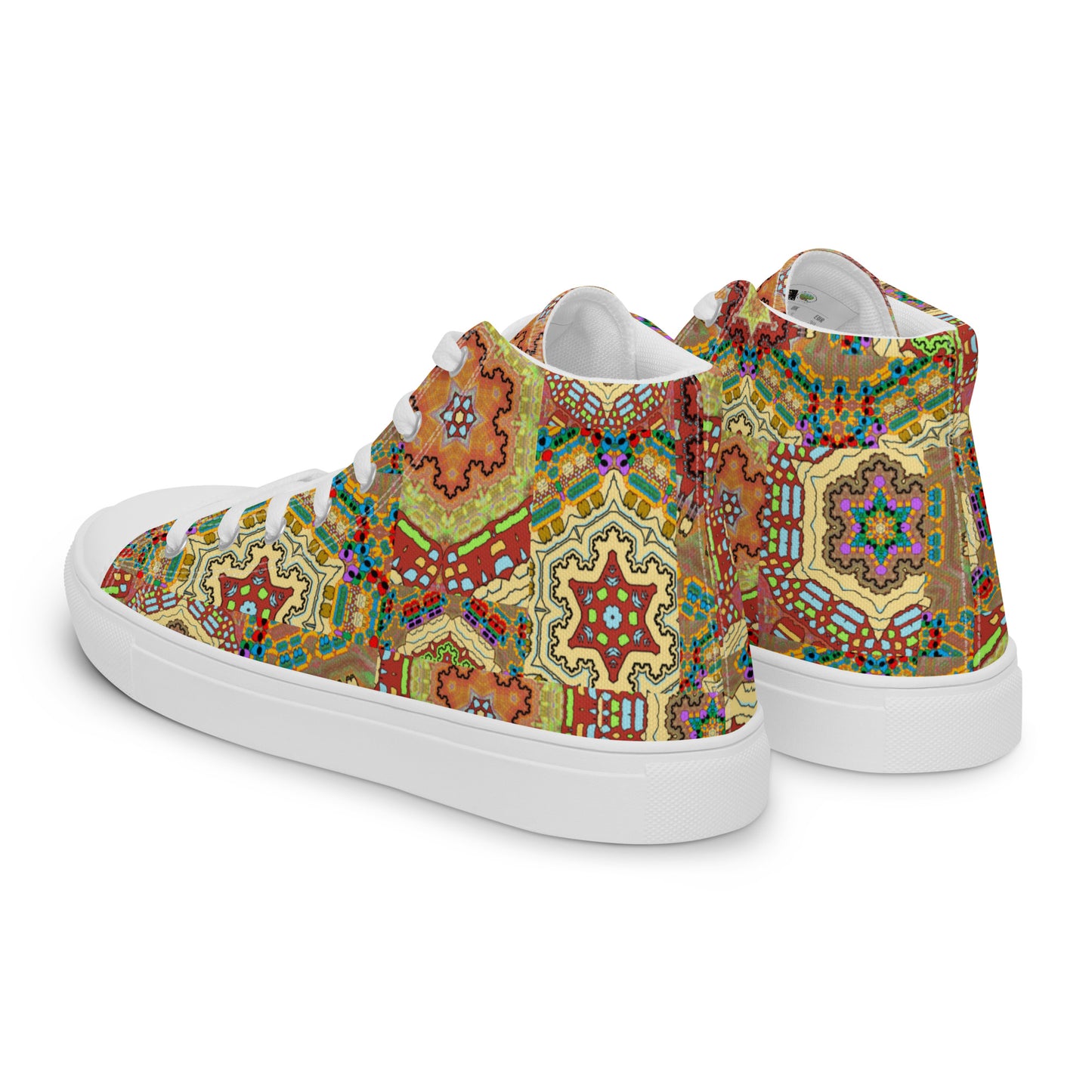 Men’s high top canvas shoes