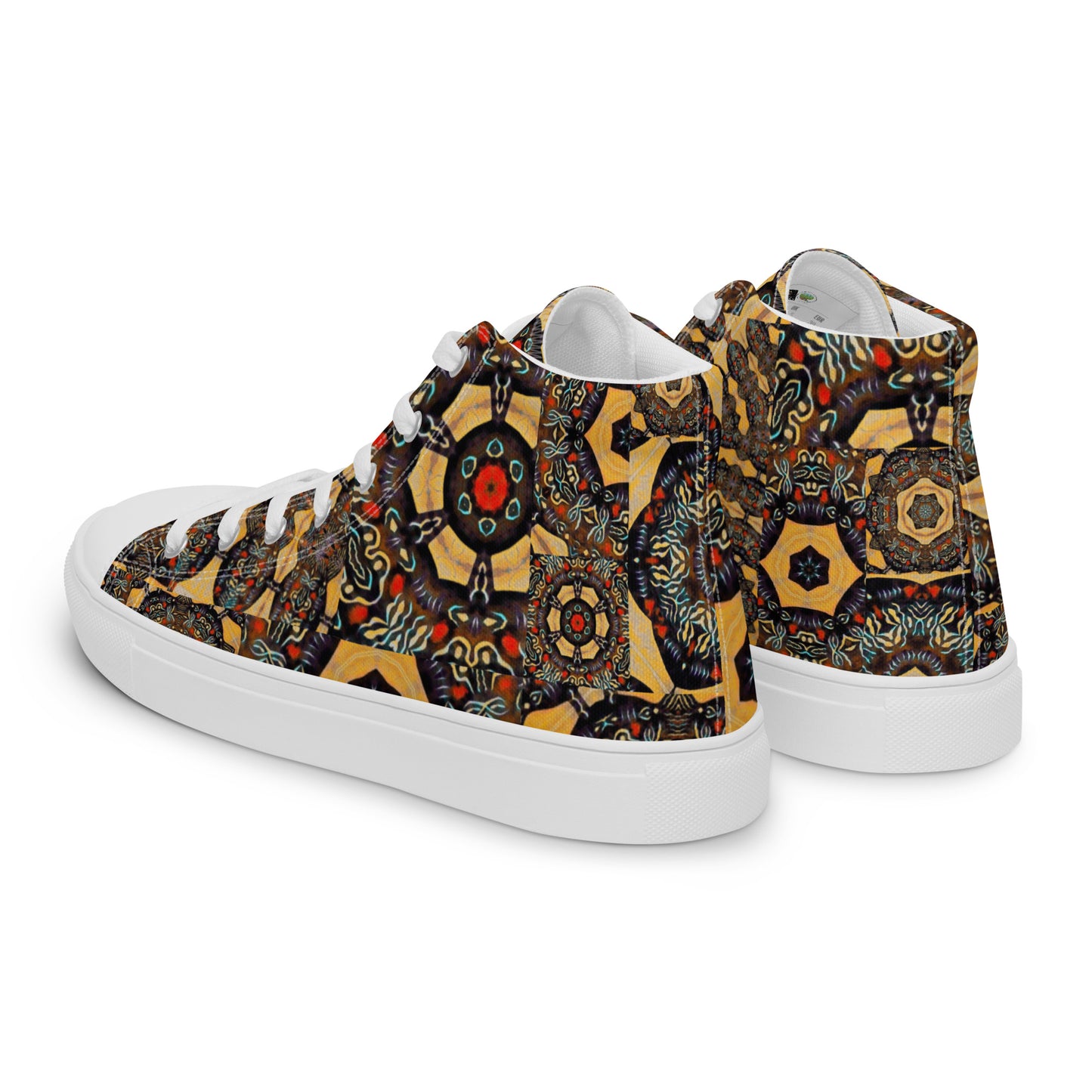 Men’s high top canvas shoes