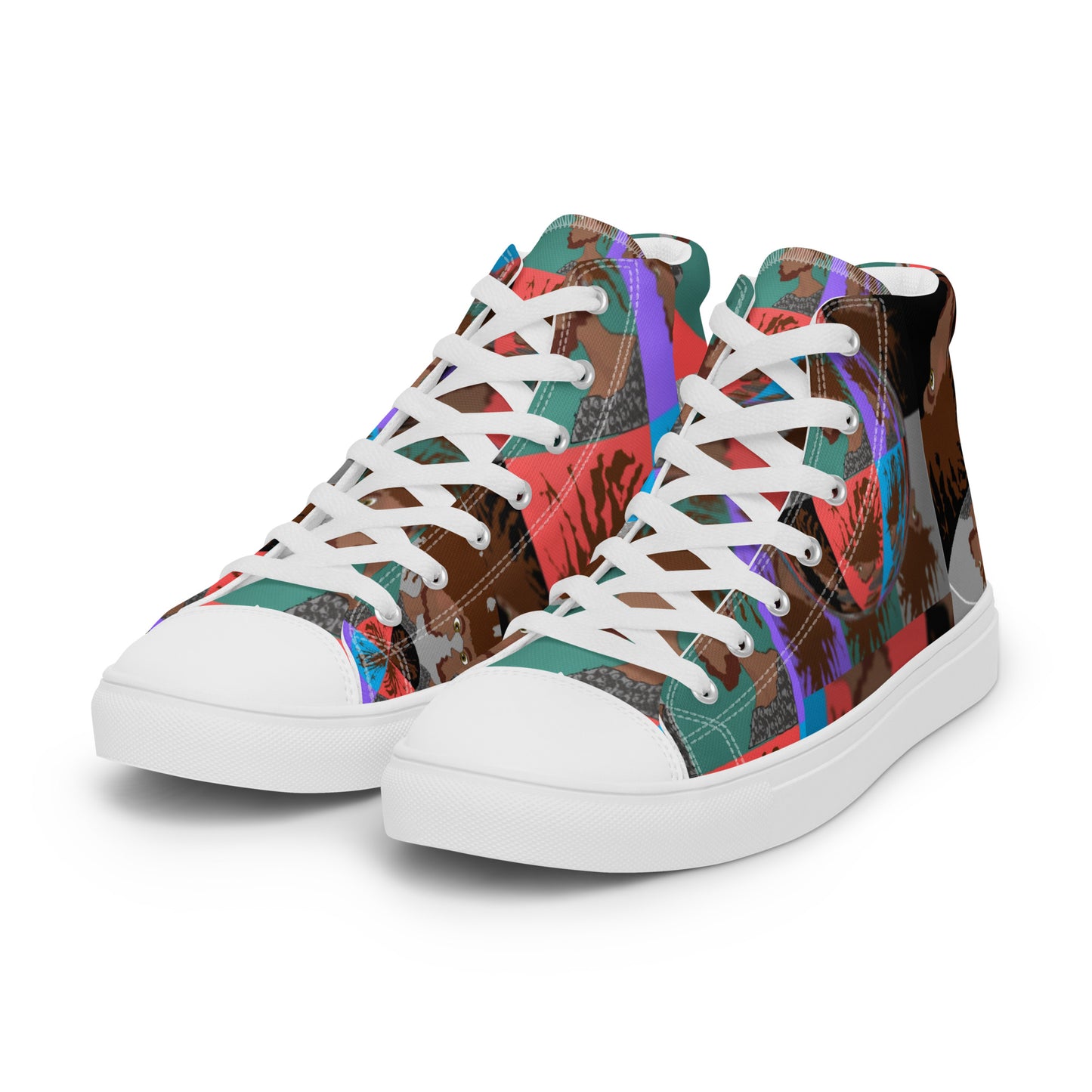 Men’s high top canvas shoes