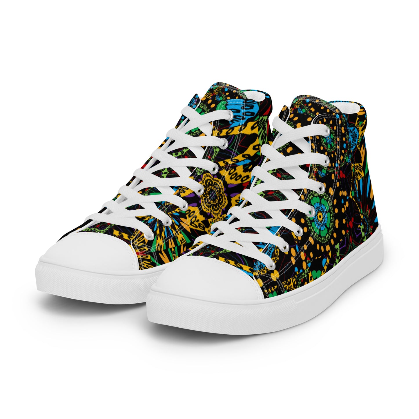 Men’s high top canvas shoes