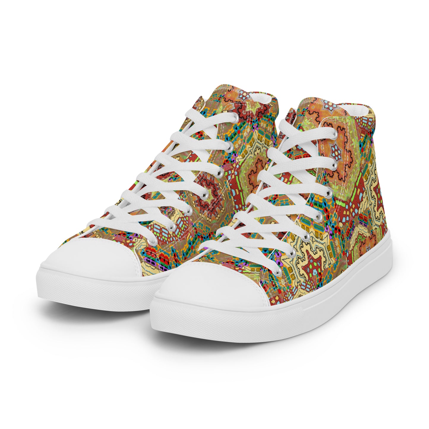 Men’s high top canvas shoes