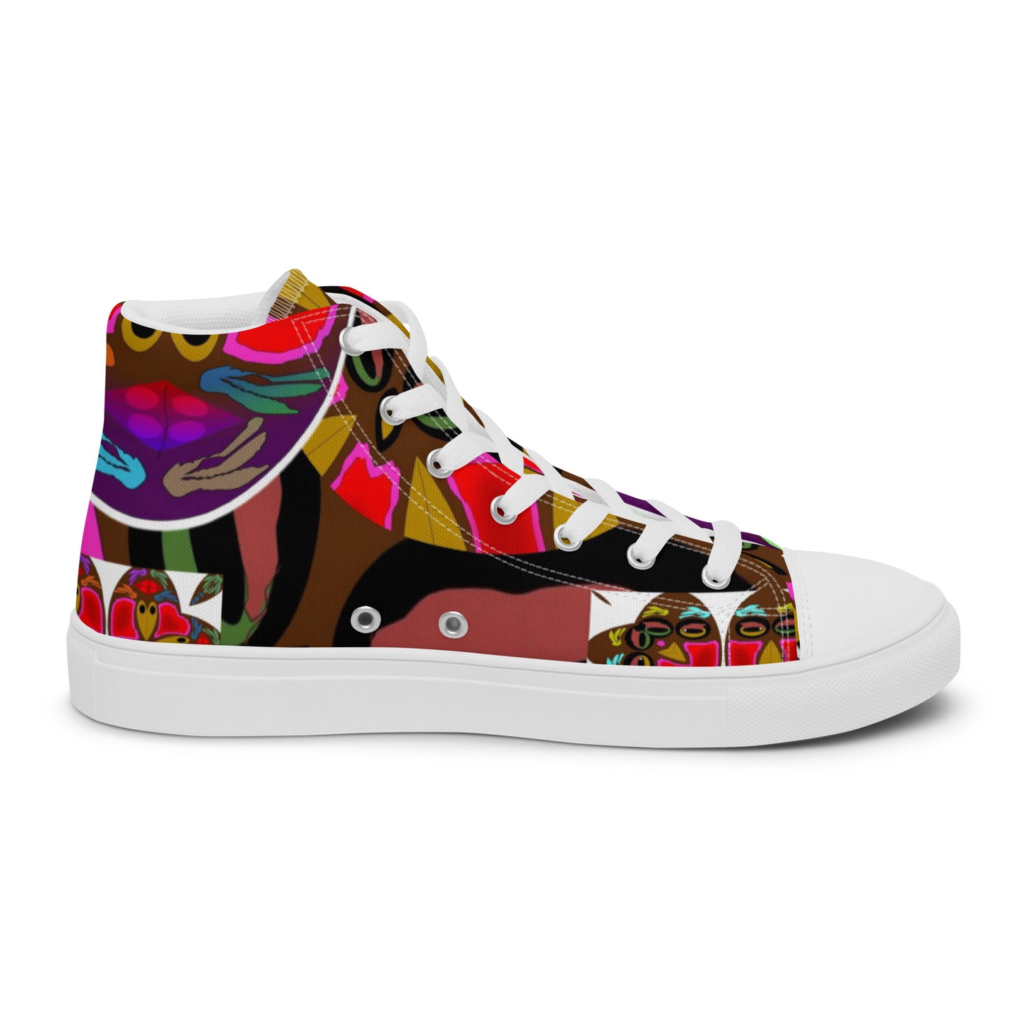 Men’s high top canvas shoes