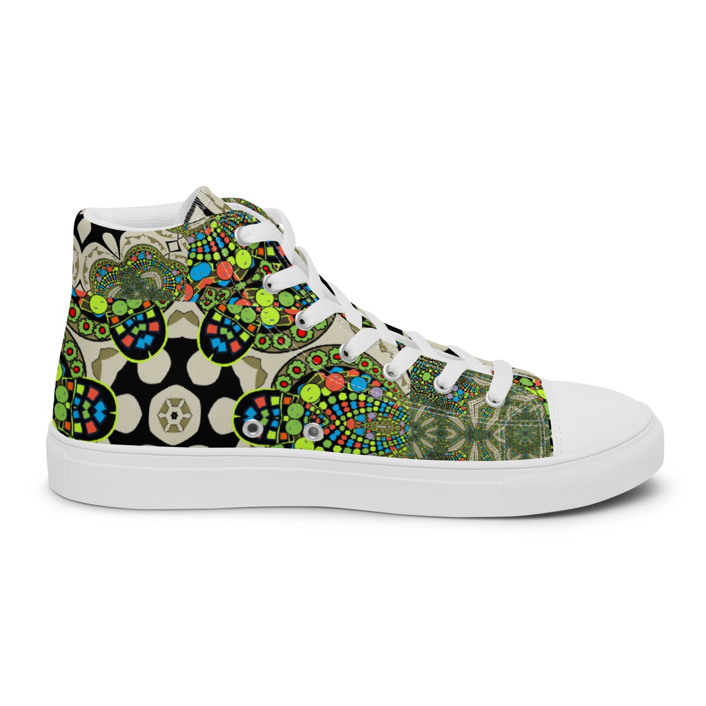 Men’s high top canvas shoes