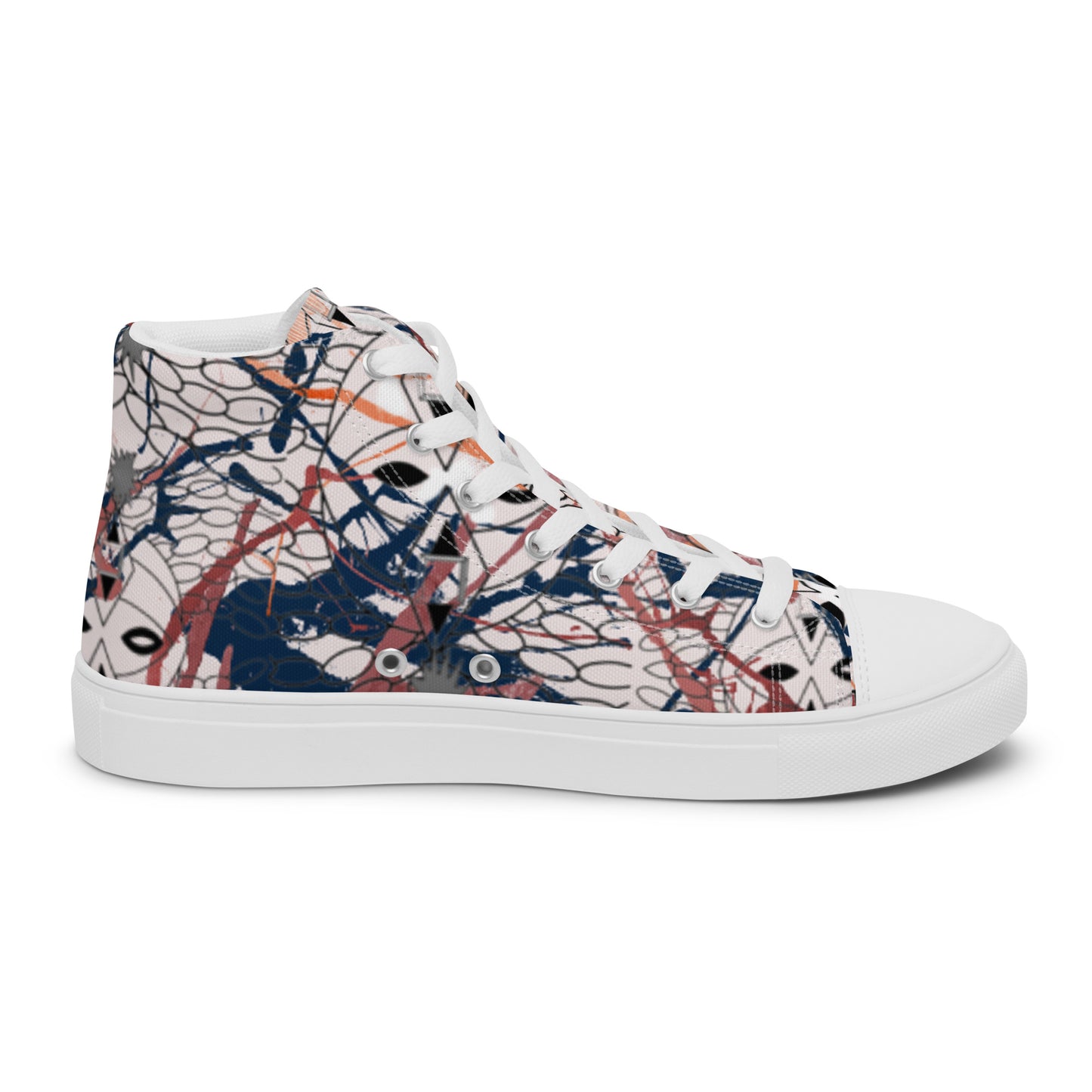 Men’s high top canvas shoes