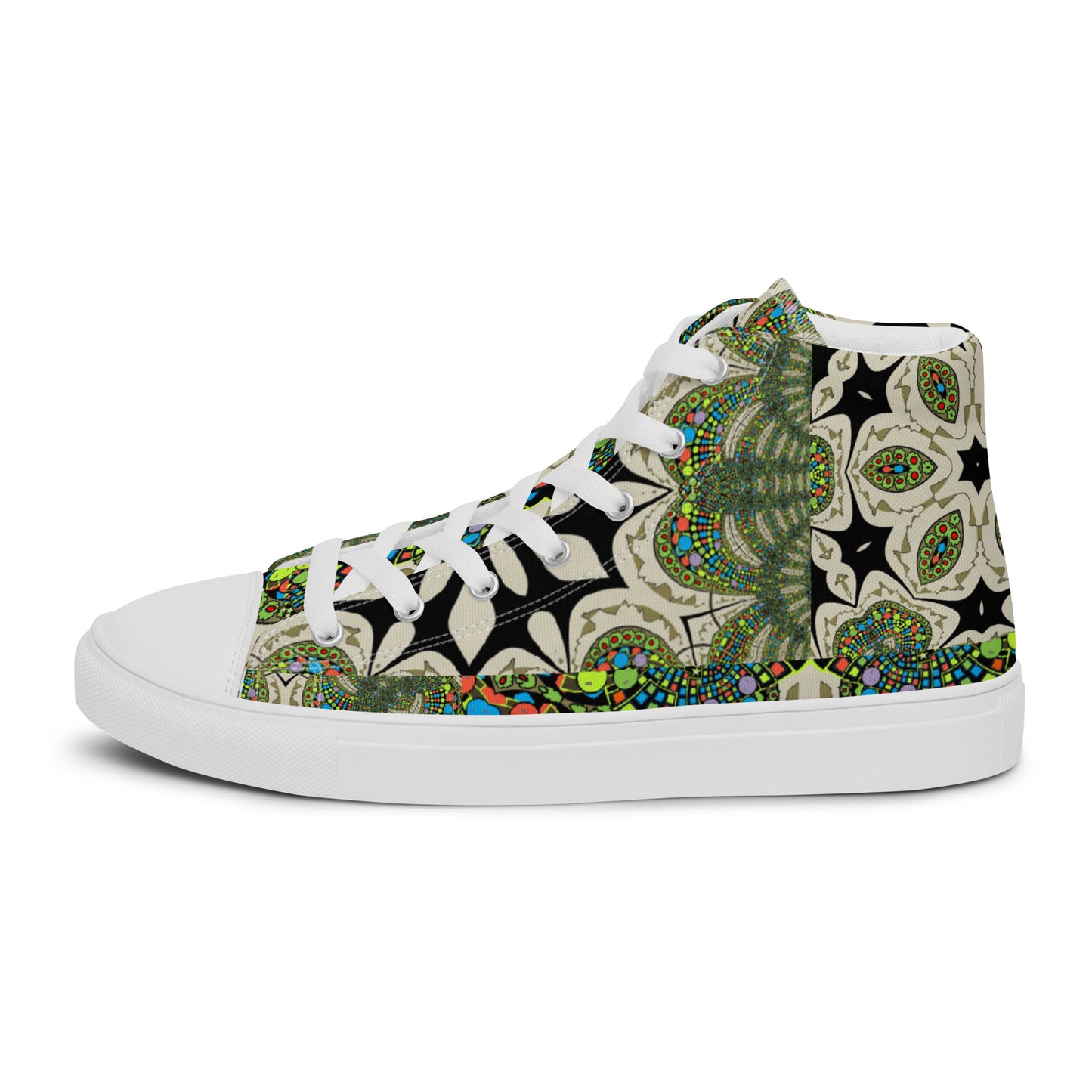 Men’s high top canvas shoes