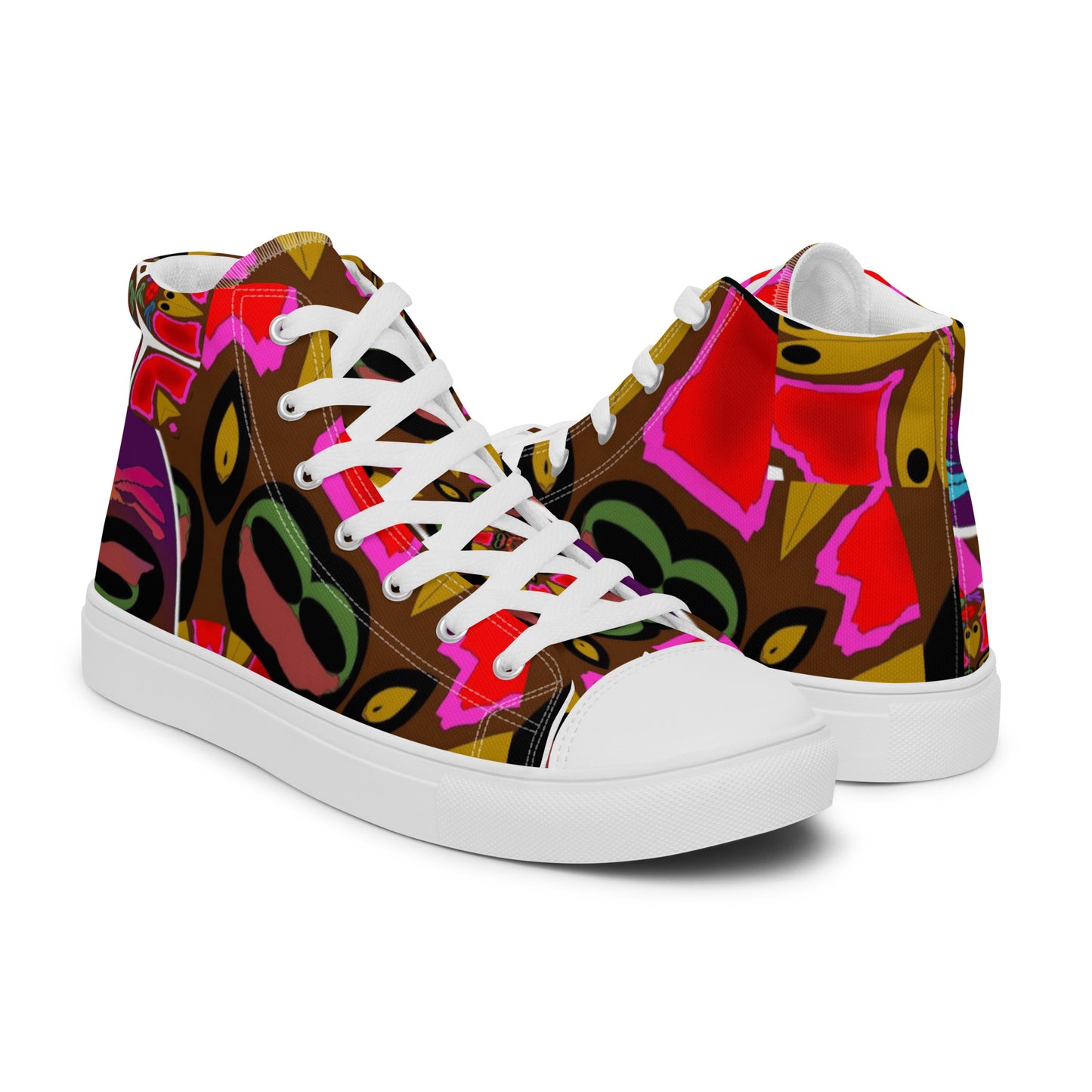 Men’s high top canvas shoes