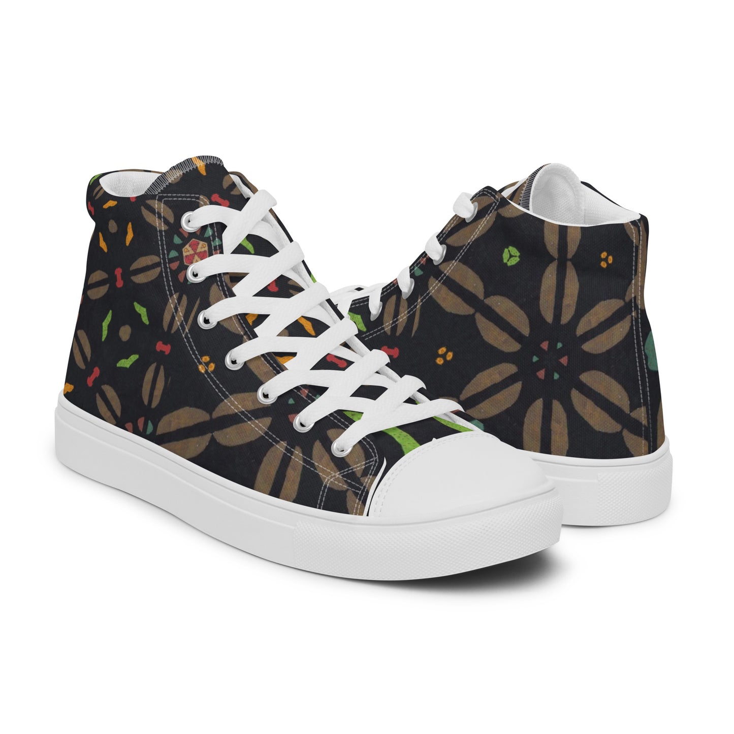 Men’s high top canvas shoes