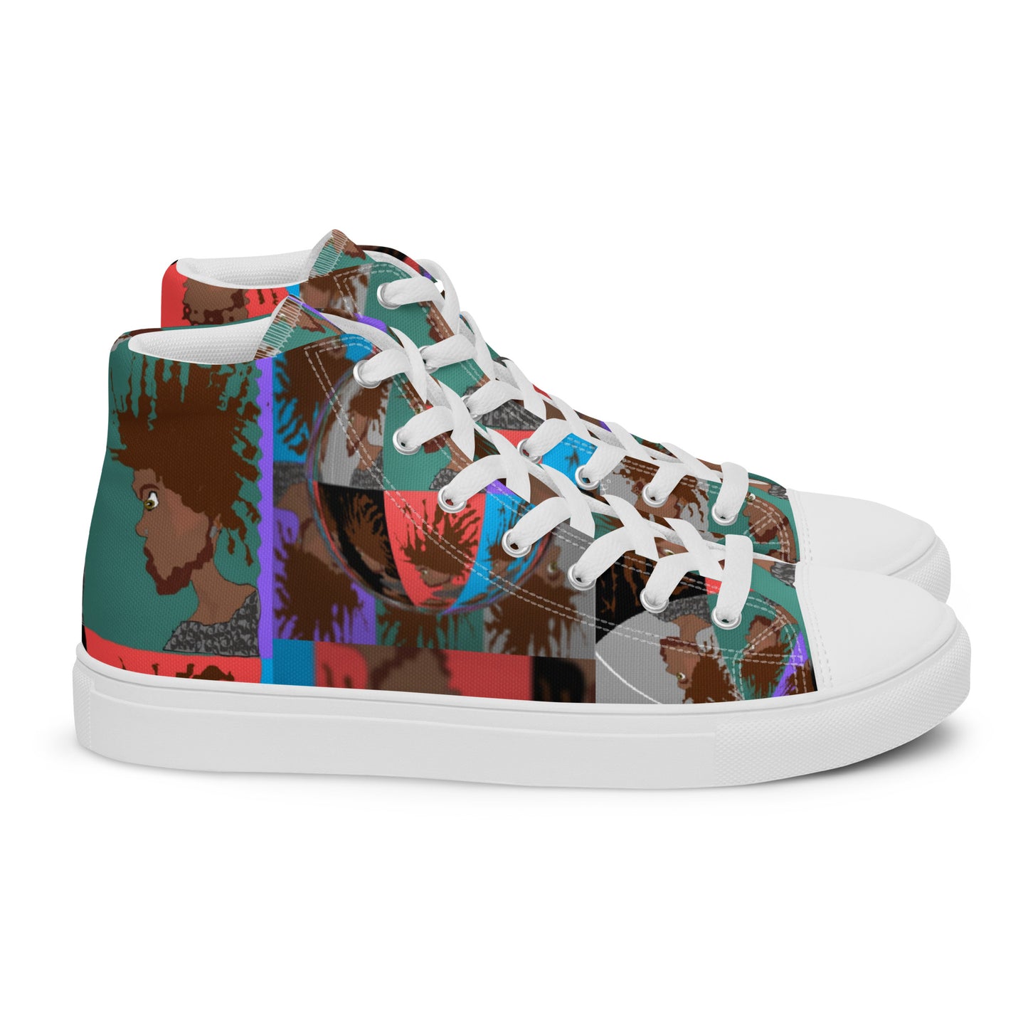 Men’s high top canvas shoes