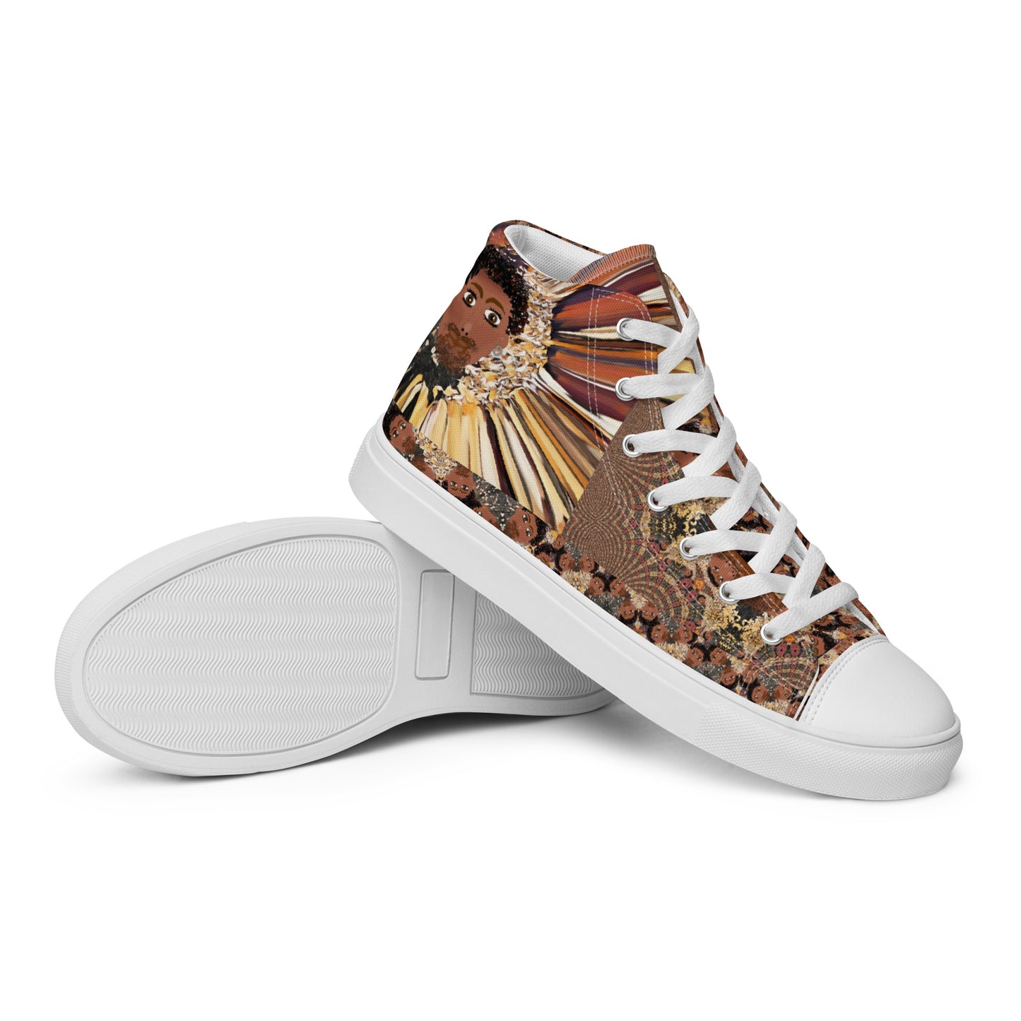 Men’s high top canvas shoes