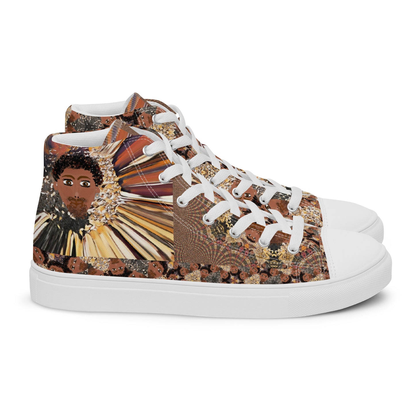 Men’s high top canvas shoes