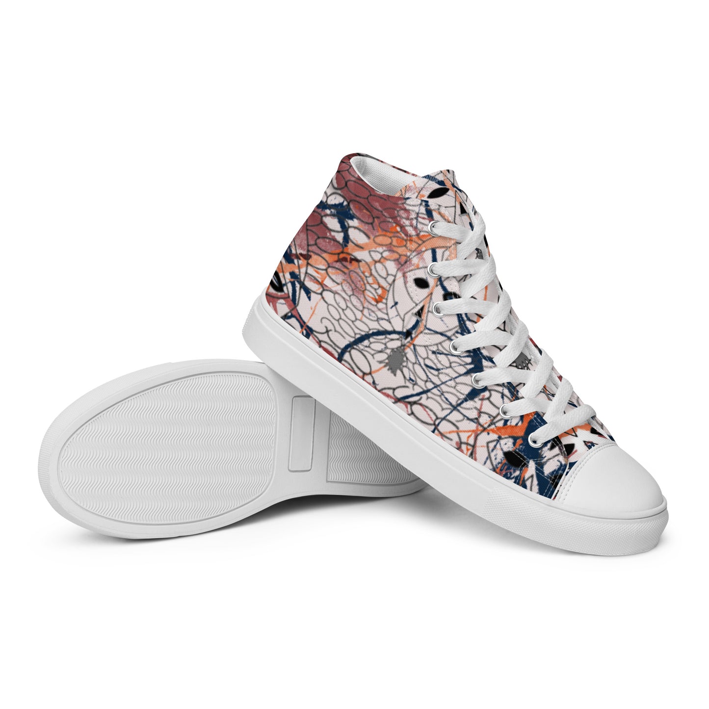 Men’s high top canvas shoes