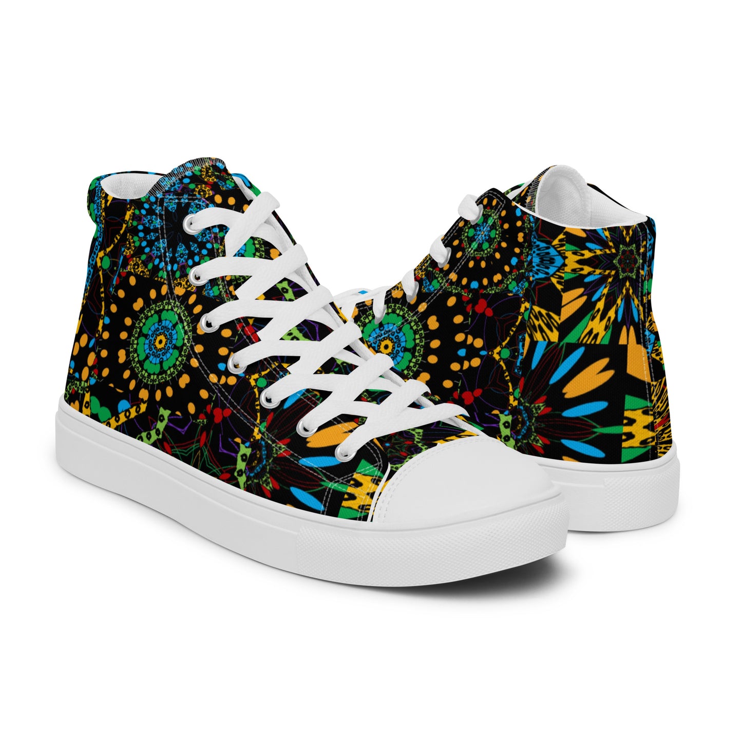 Men’s high top canvas shoes